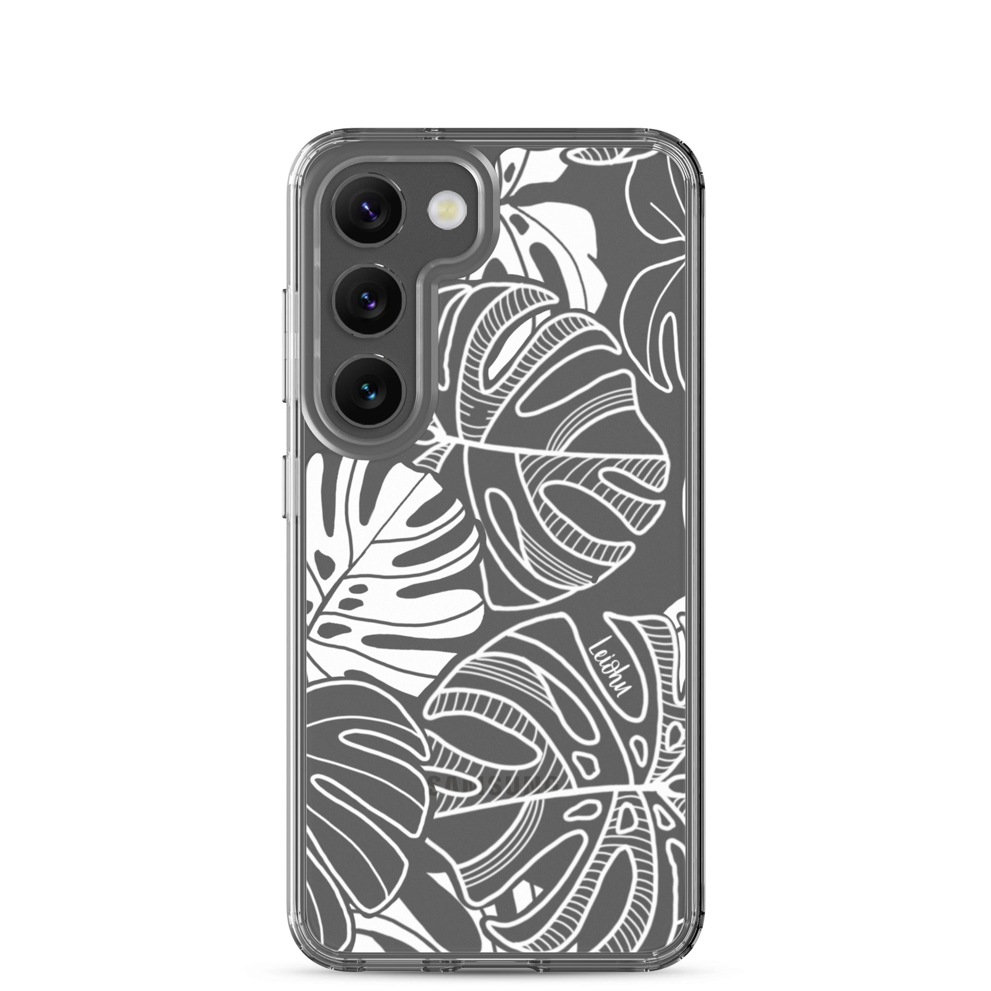 Monstera Dream - Clear Case for Samsung® - LEIOHU DESIGNS