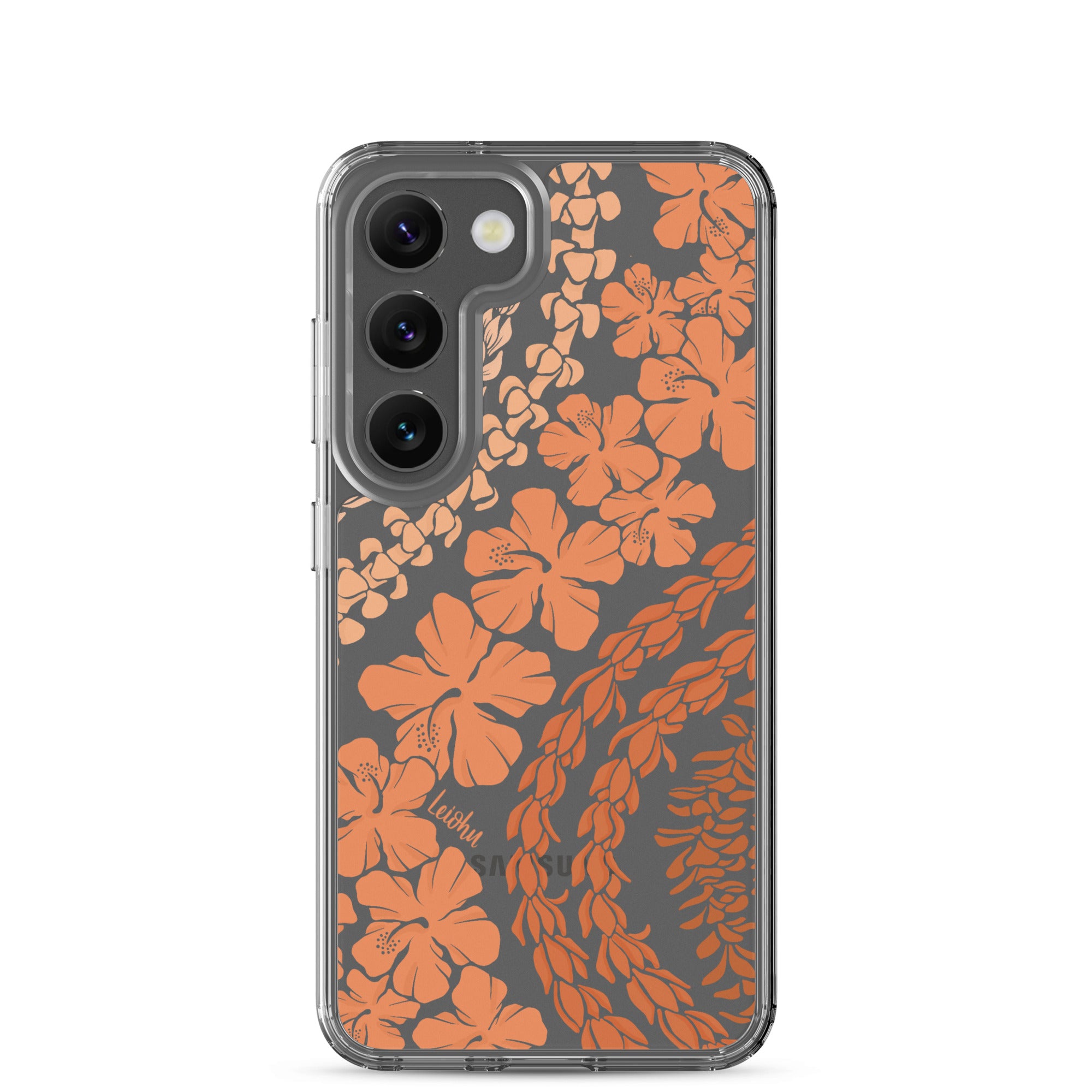 Groovy Lei - Warm - Clear Case for Samsung® - LEIOHU DESIGNS