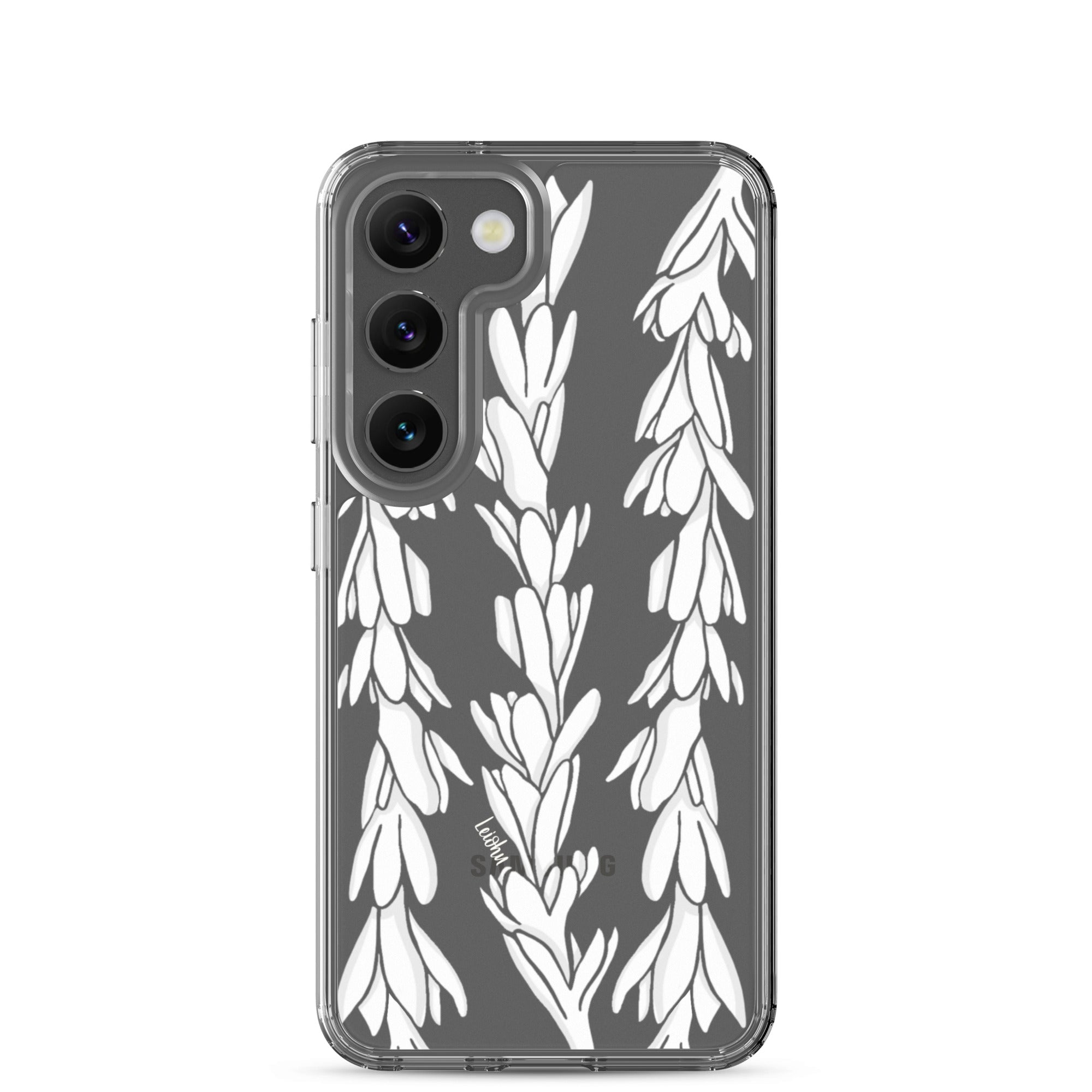 Tuberose Lei - Clear Case for Samsung® - LEIOHU DESIGNS