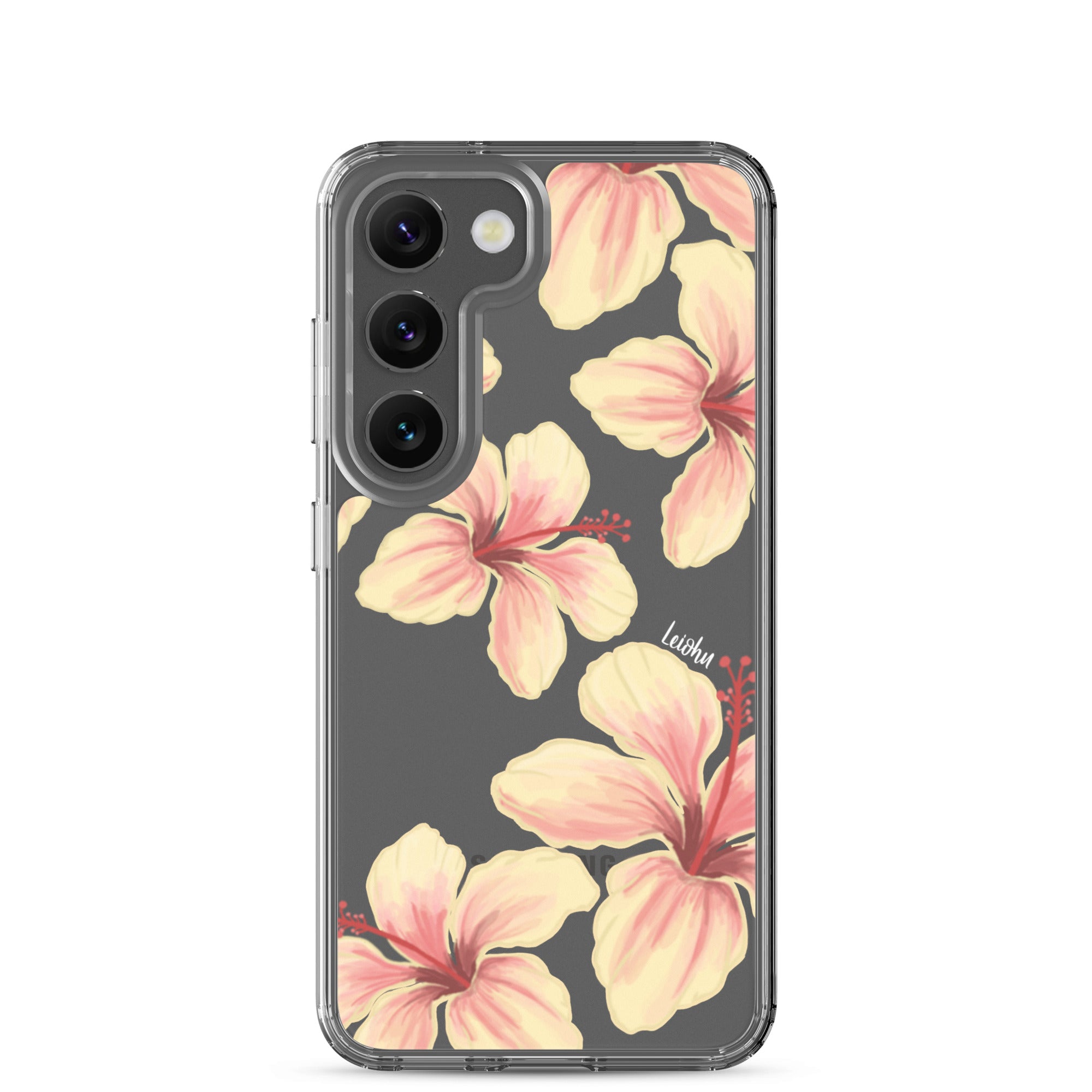 Hibiscus - Clear Case for Samsung® - LEIOHU DESIGNS