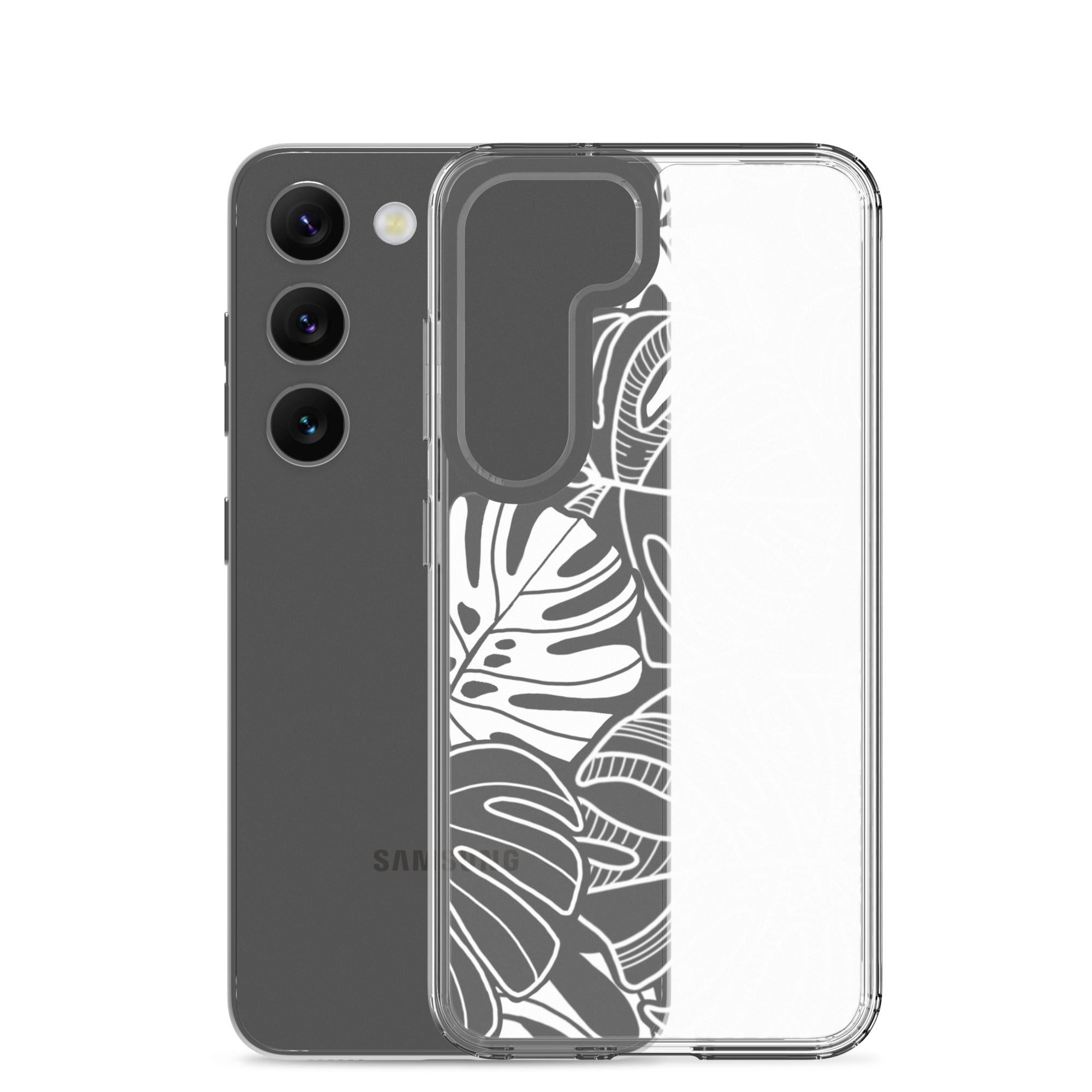 Monstera Dream - Clear Case for Samsung® - LEIOHU DESIGNS