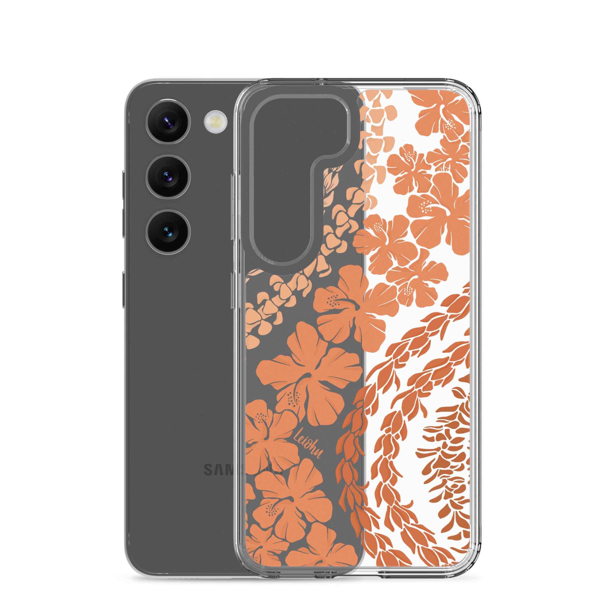 Groovy Lei - Warm - Clear Case for Samsung® - LEIOHU DESIGNS