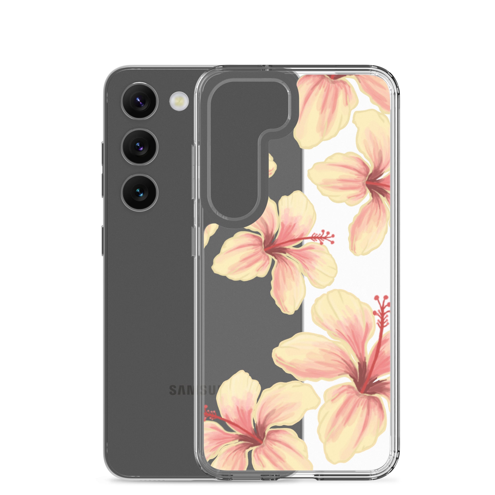 Hibiscus - Clear Case for Samsung® - LEIOHU DESIGNS