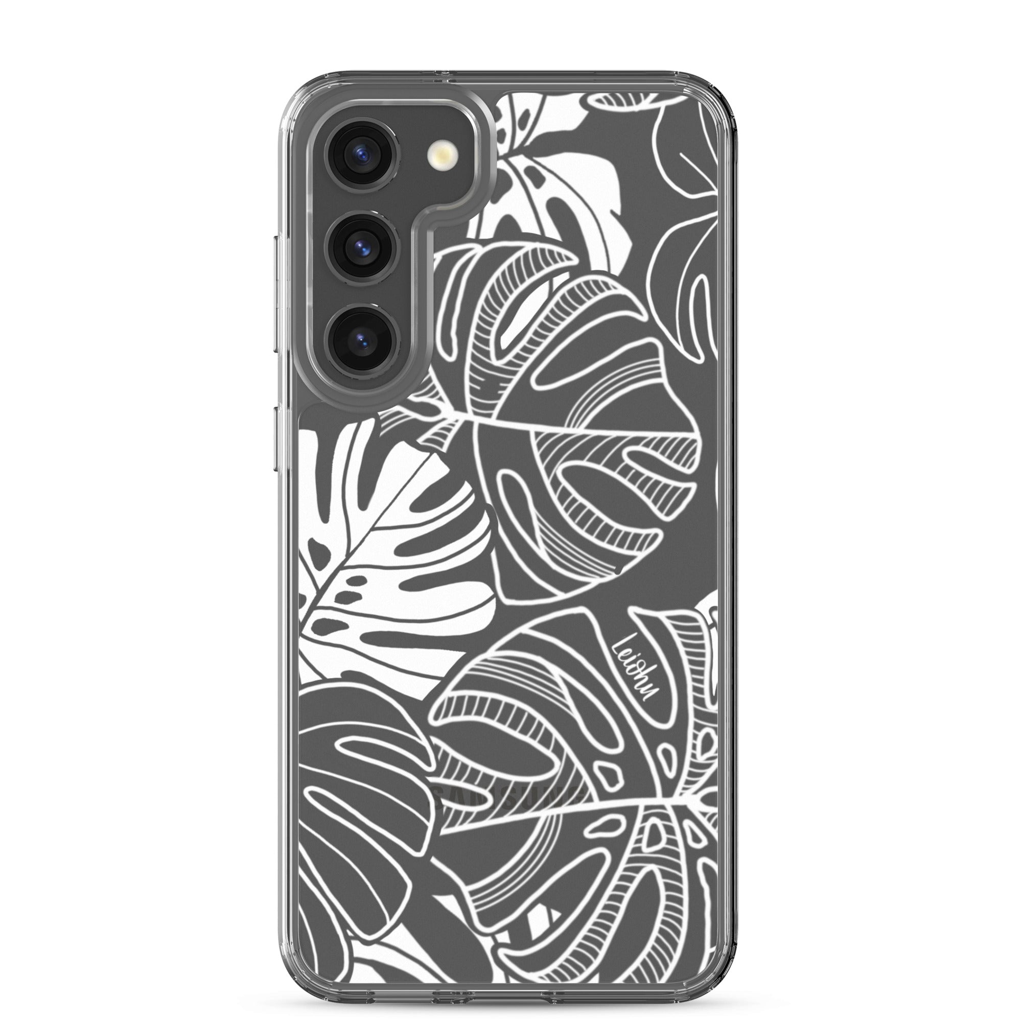 Monstera Dream - Clear Case for Samsung® - LEIOHU DESIGNS