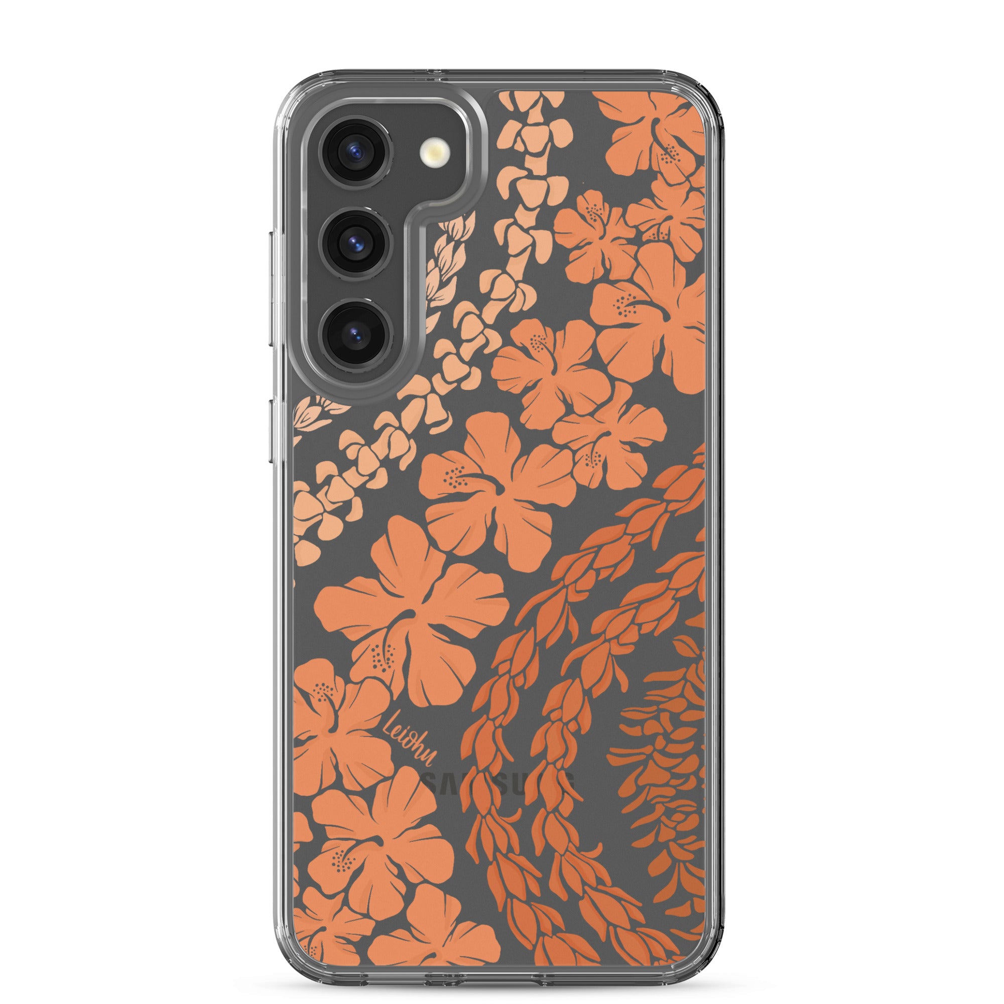 Groovy Lei - Warm - Clear Case for Samsung® - LEIOHU DESIGNS