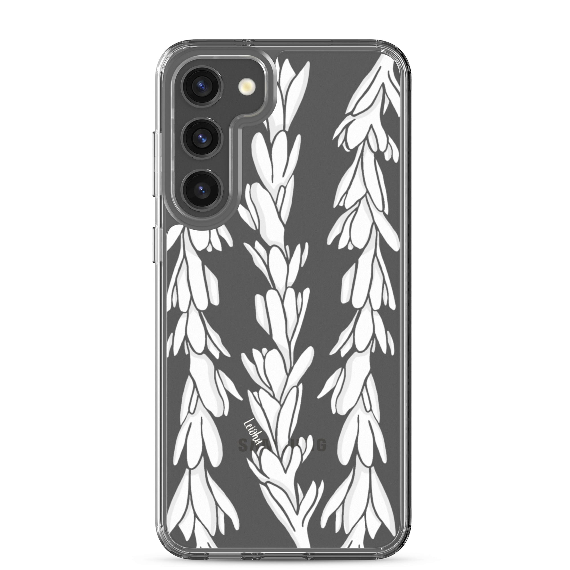 Tuberose Lei - Clear Case for Samsung® - LEIOHU DESIGNS