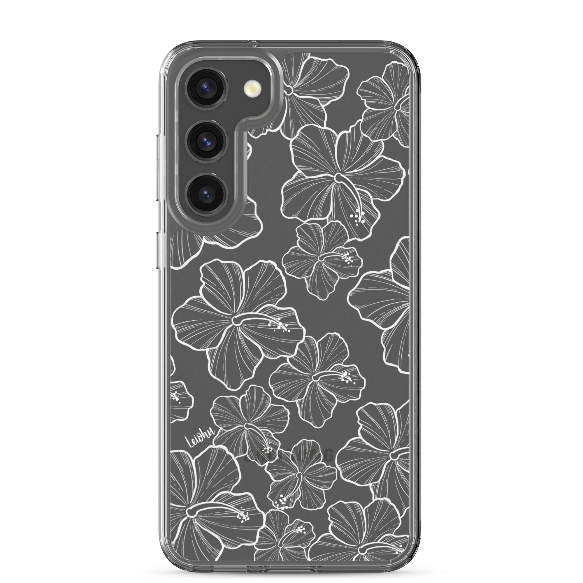 Hibiscus - Clear Case for Samsung® - LEIOHU DESIGNS