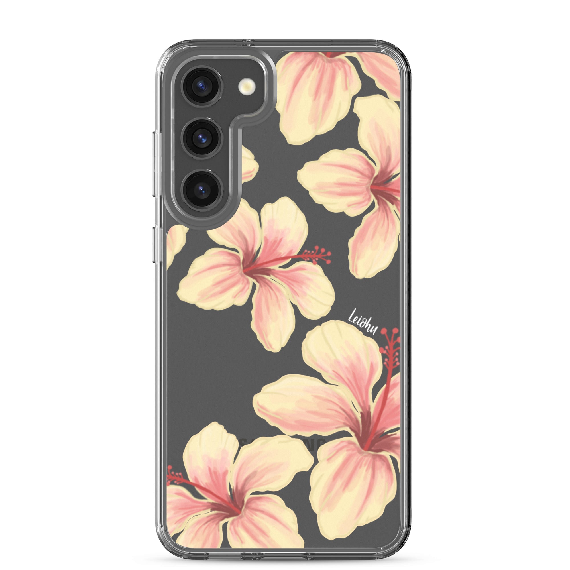 Hibiscus - Clear Case for Samsung® - LEIOHU DESIGNS