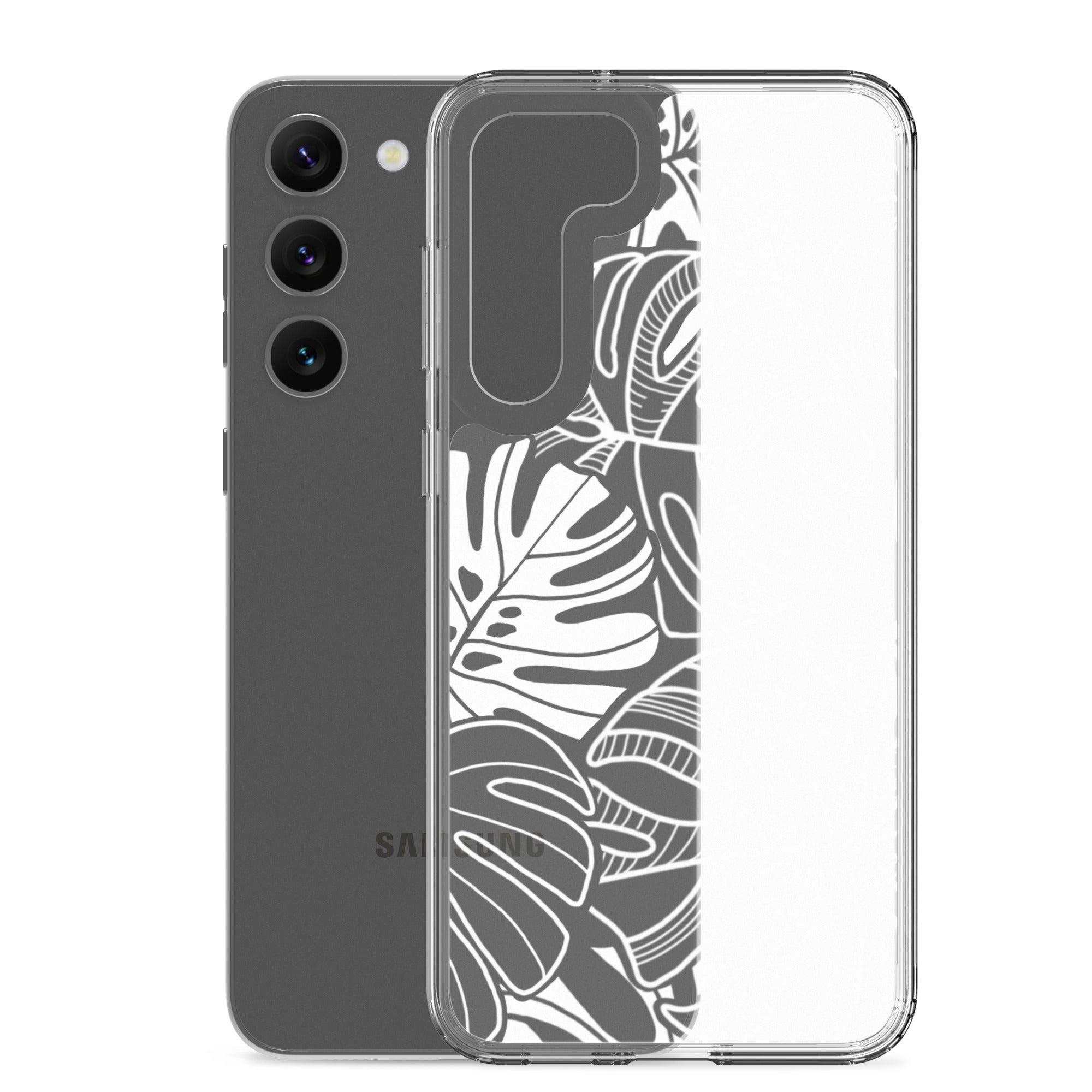 Monstera Dream - Clear Case for Samsung® - LEIOHU DESIGNS