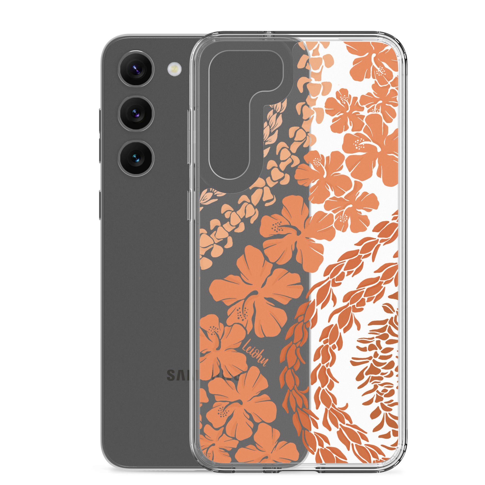 Groovy Lei - Warm - Clear Case for Samsung® - LEIOHU DESIGNS