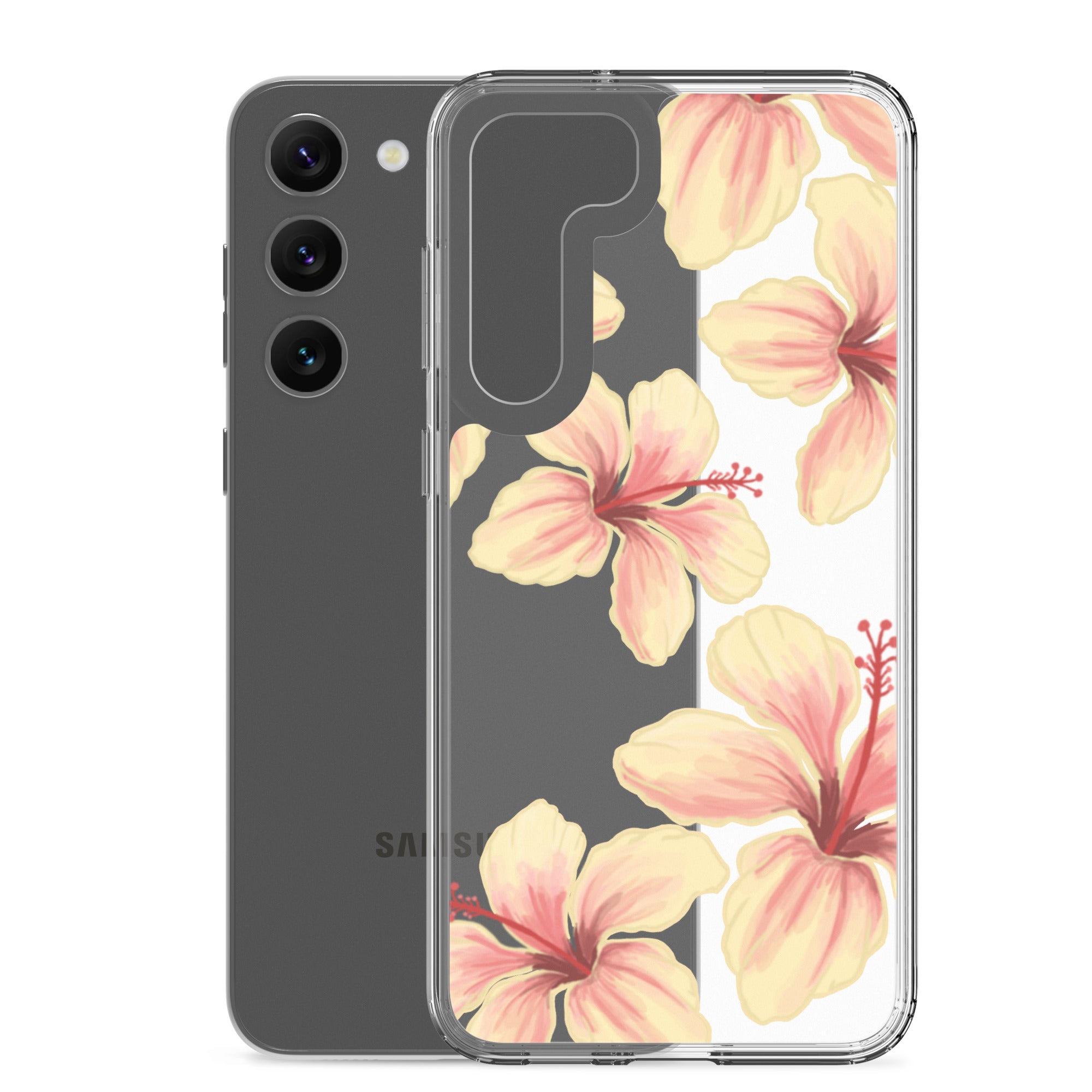 Hibiscus - Clear Case for Samsung® - LEIOHU DESIGNS