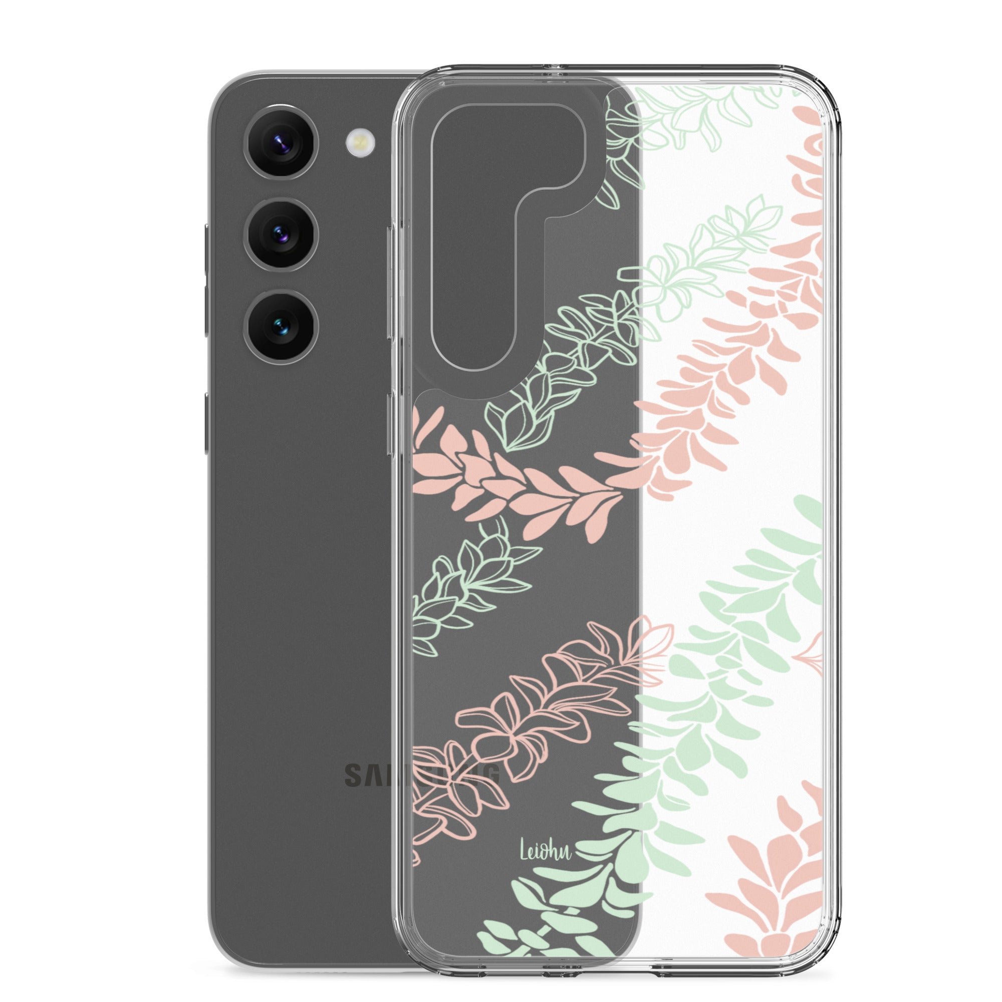 Groovy Pua Melia - Clear Case for Samsung® - LEIOHU DESIGNS