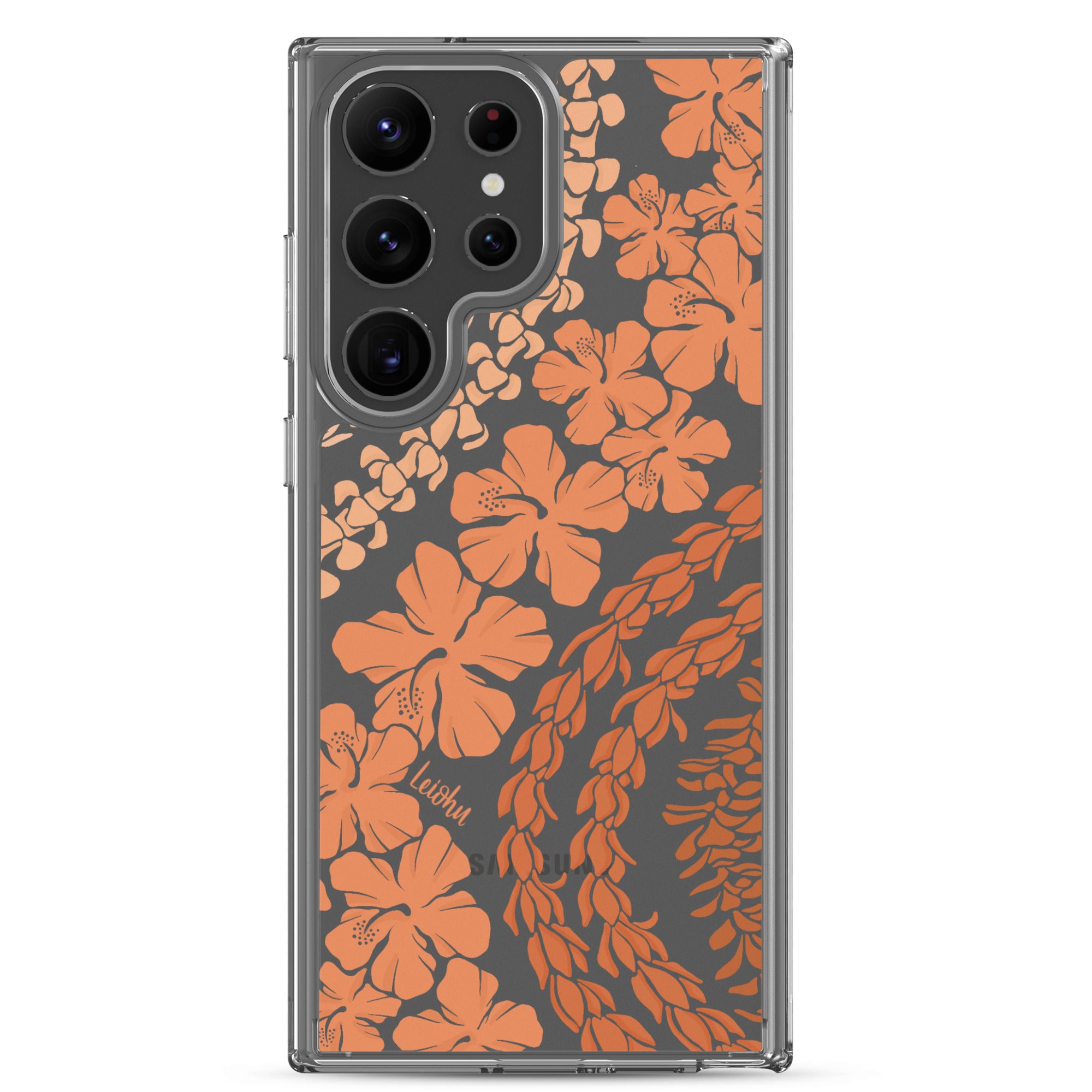 Groovy Lei - Warm - Clear Case for Samsung® - LEIOHU DESIGNS