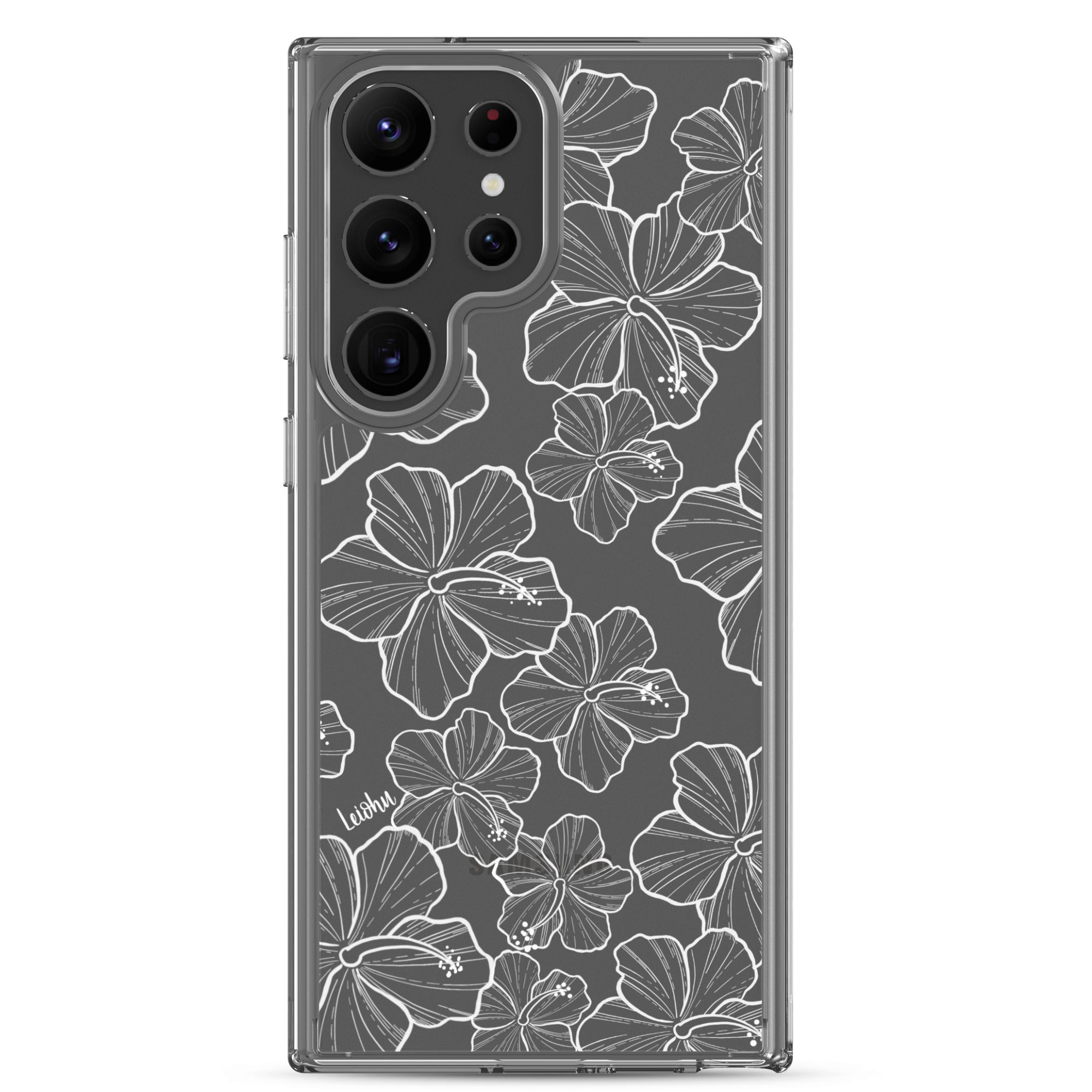 Hibiscus - Clear Case for Samsung® - LEIOHU DESIGNS