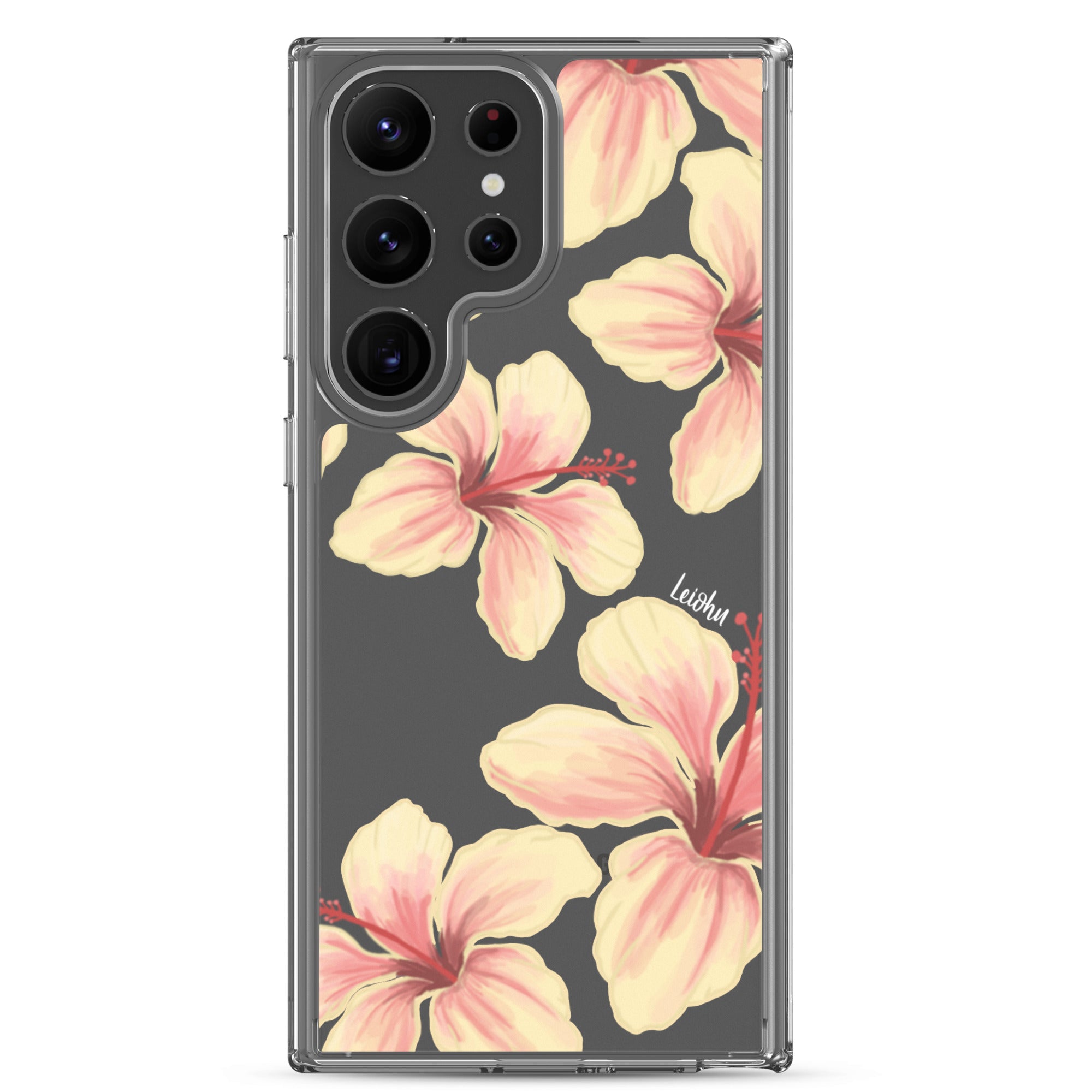 Hibiscus - Clear Case for Samsung® - LEIOHU DESIGNS