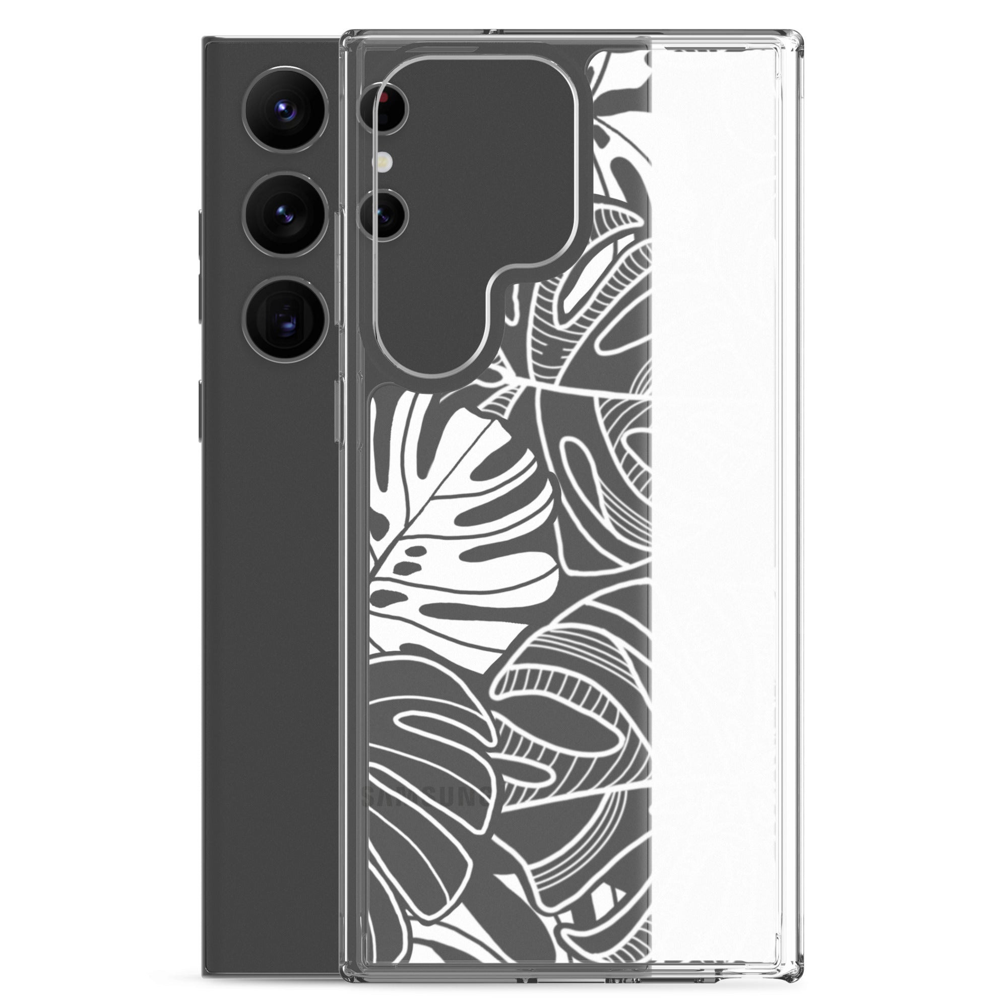 Monstera Dream - Clear Case for Samsung® - LEIOHU DESIGNS