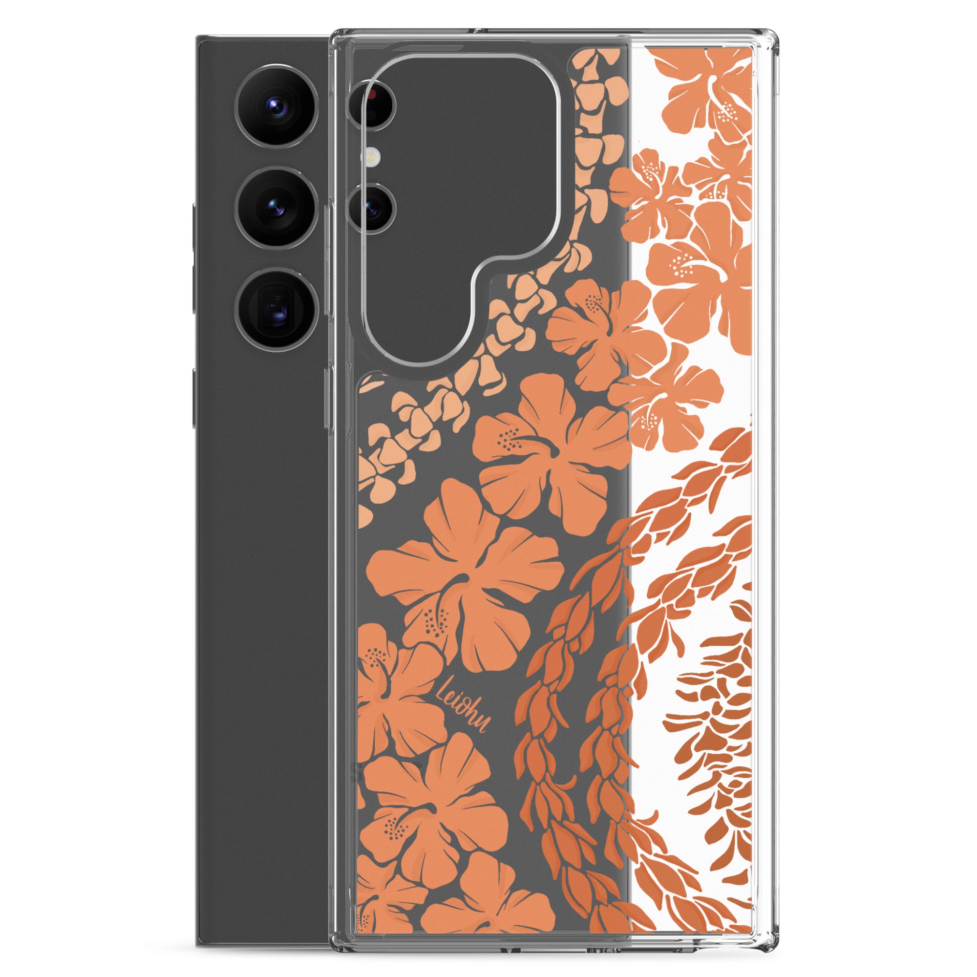 Groovy Lei - Warm - Clear Case for Samsung® - LEIOHU DESIGNS