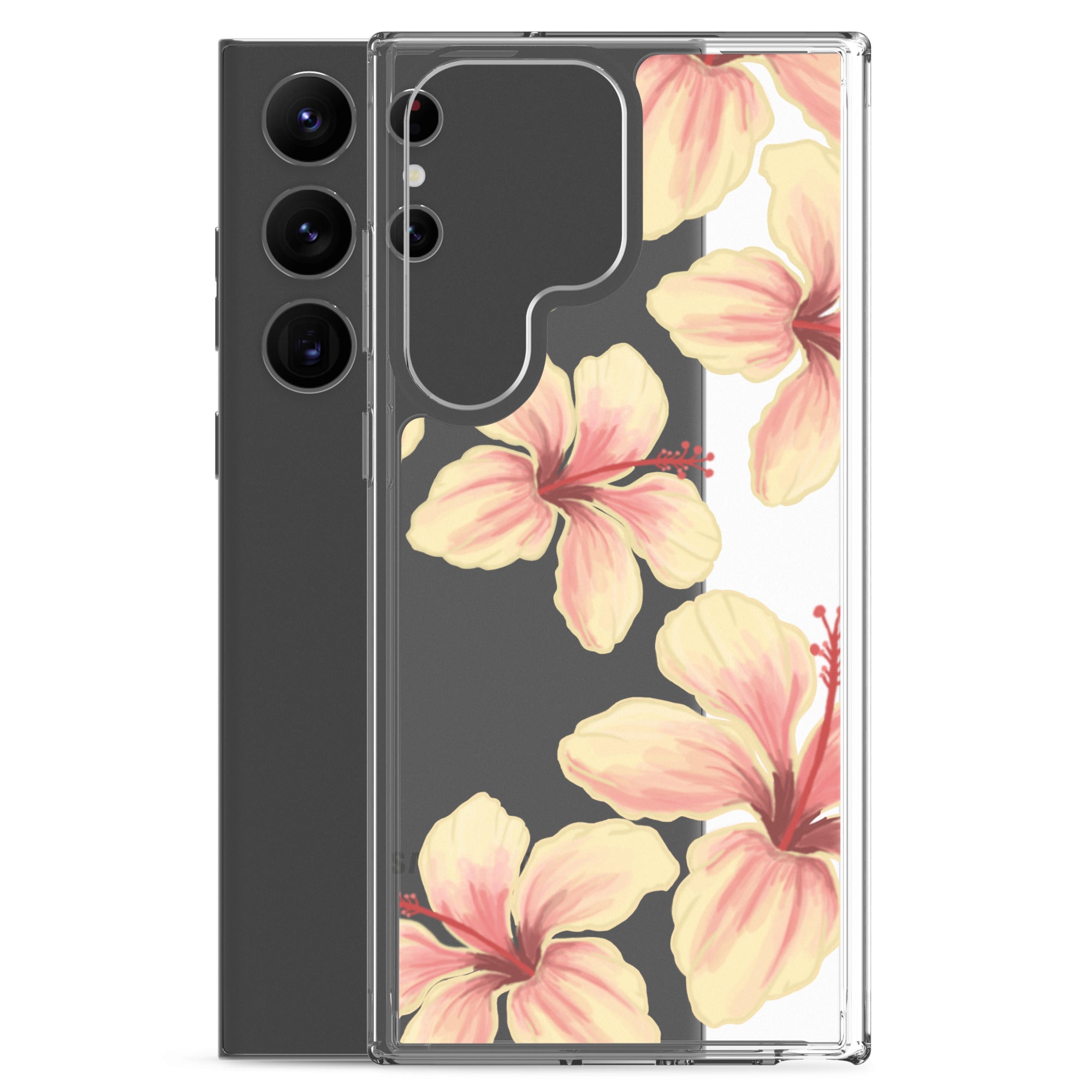 Hibiscus - Clear Case for Samsung® - LEIOHU DESIGNS