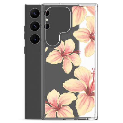 Hibiscus - Clear Case for Samsung®