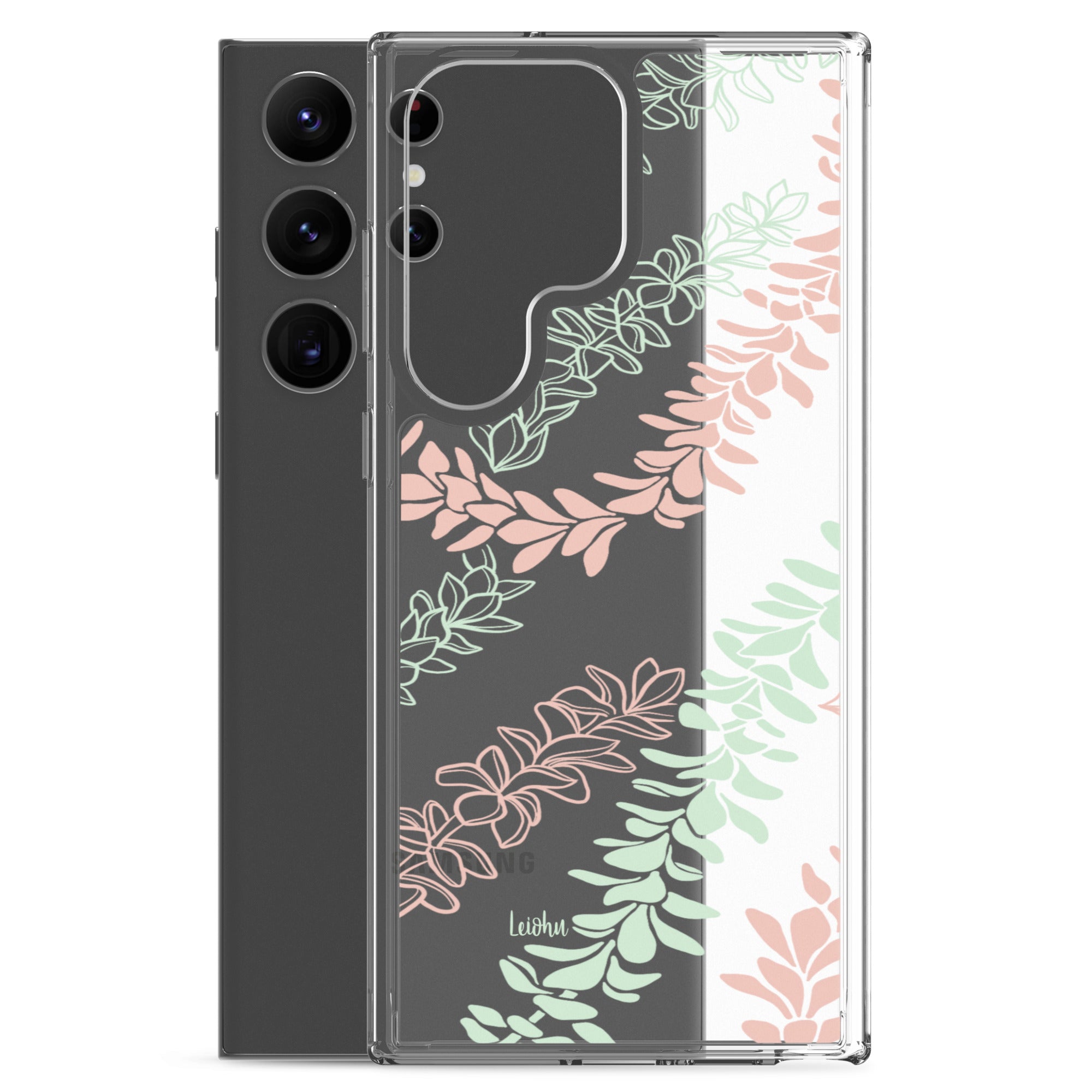 Groovy Pua Melia - Clear Case for Samsung® - LEIOHU DESIGNS