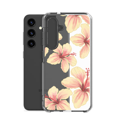 Hibiscus - Clear Case for Samsung®