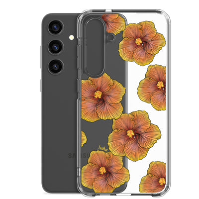 Sunrise Hibiscus - Clear Case for Samsung®