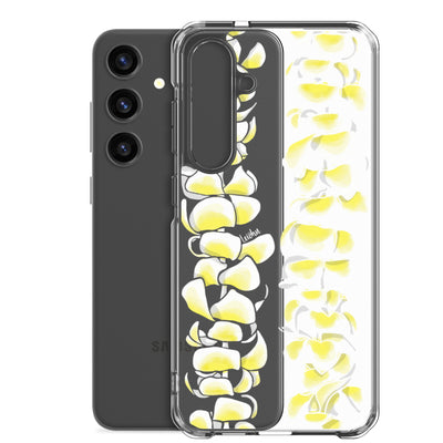 Plumeria - Clear Case for Samsung®