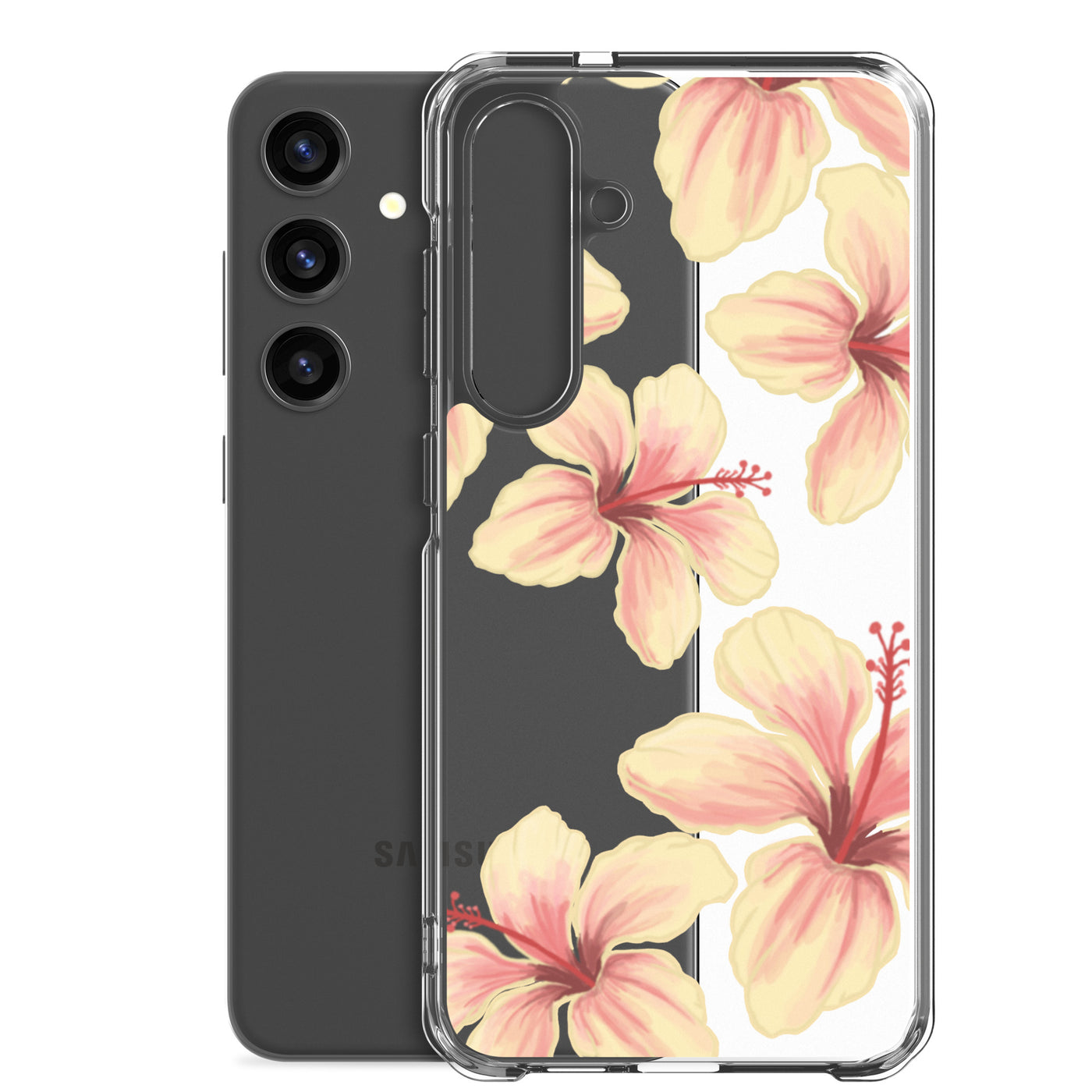 Hibiscus - Clear Case for Samsung®