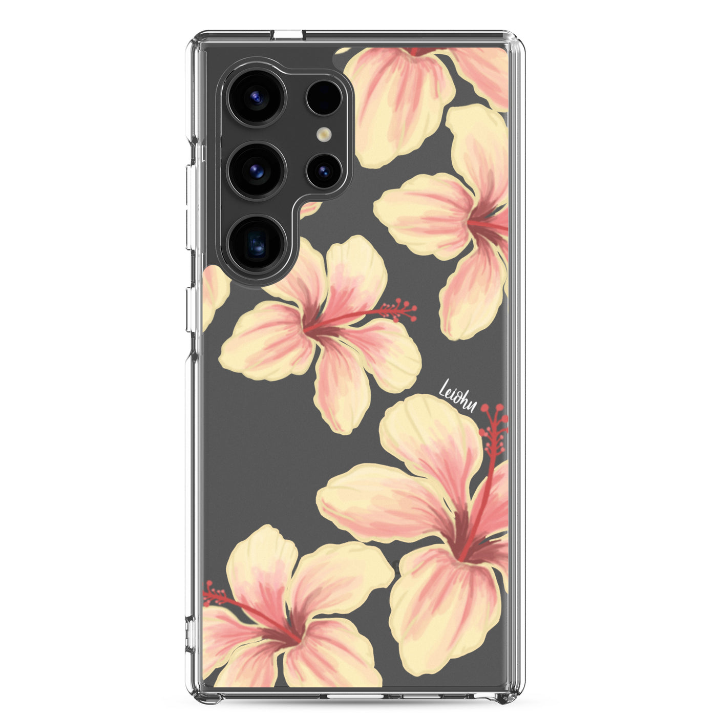 Hibiscus - Clear Case for Samsung®