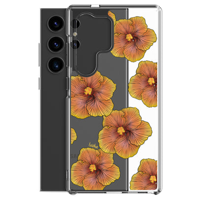 Sunrise Hibiscus - Clear Case for Samsung®