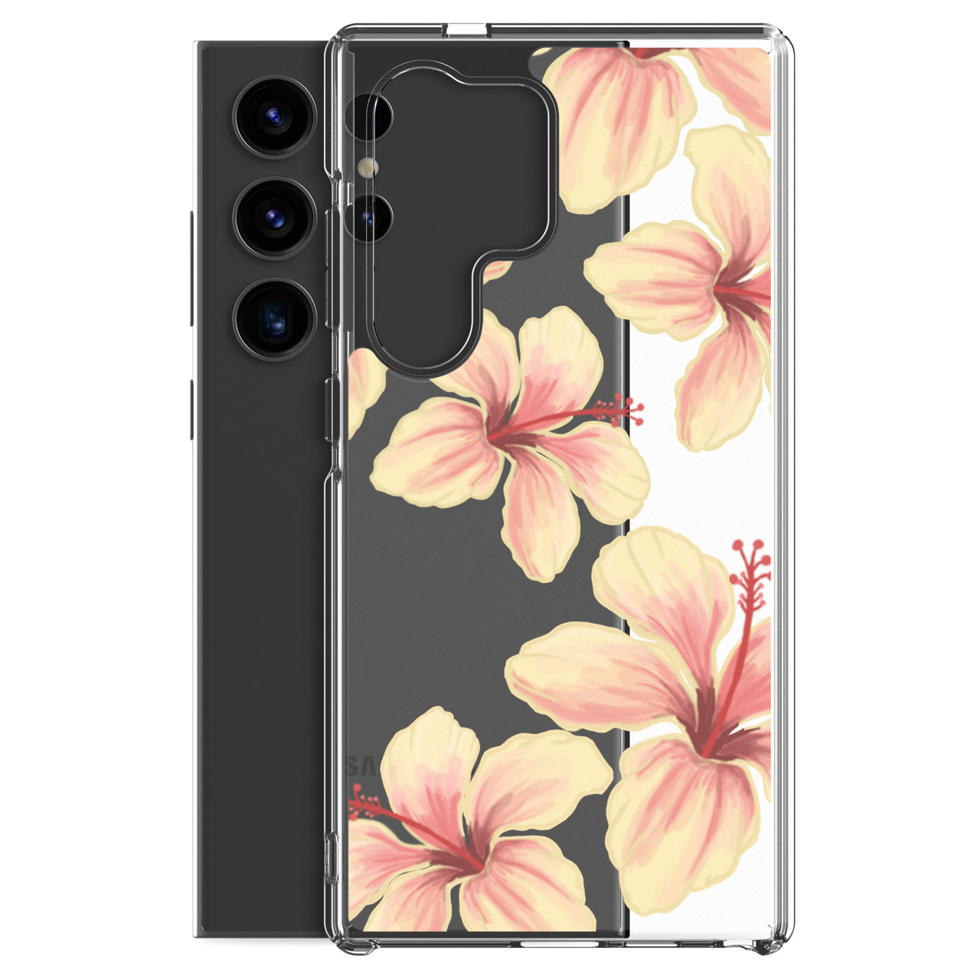 Hibiscus - Clear Case for Samsung®