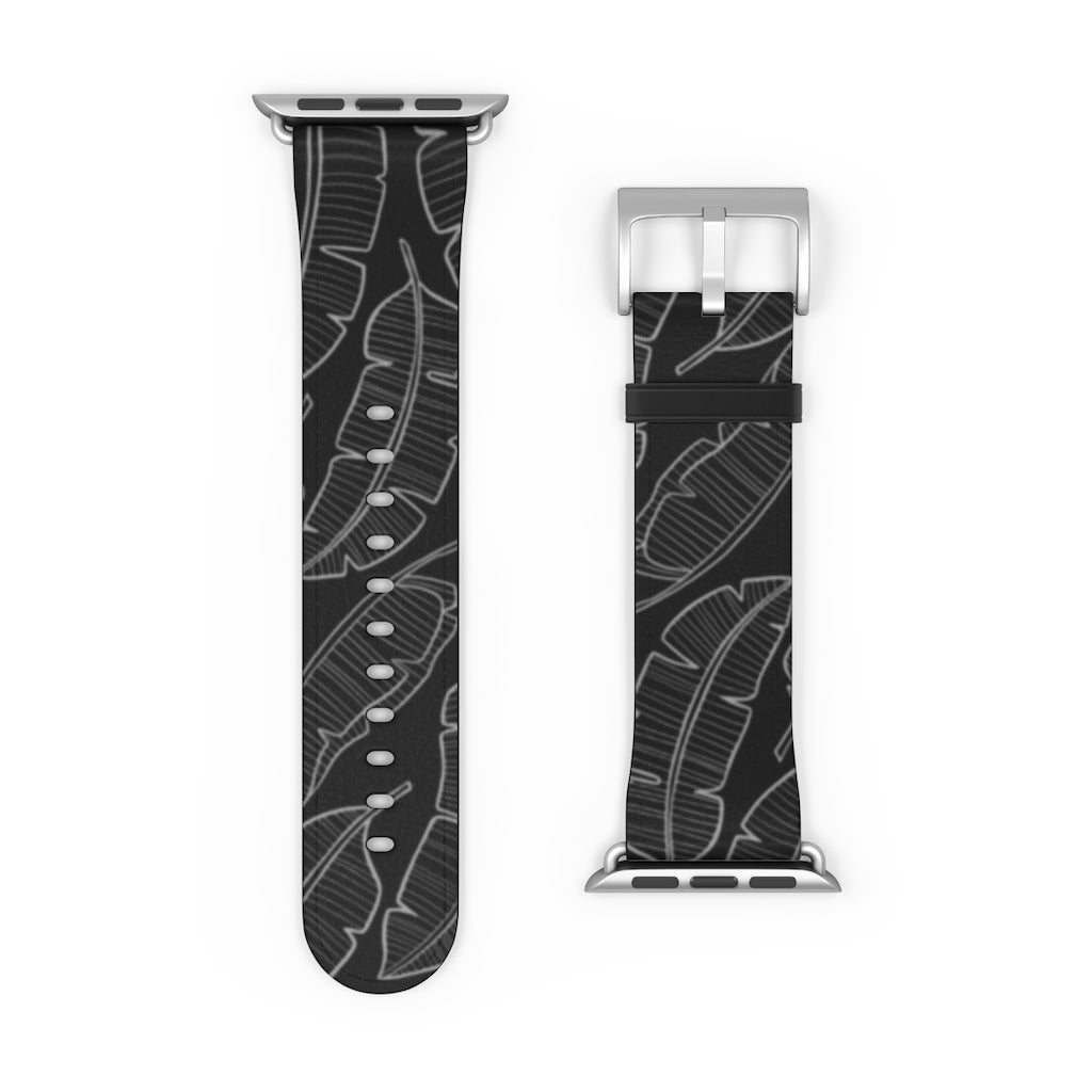 Mai'a - 'Ele'ele - Apple Watch Band - LEIOHU DESIGNS