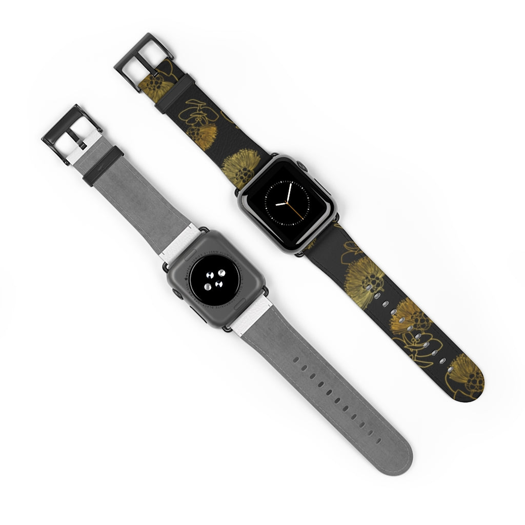 Ohi'a Lehua - Apple Watch Band - LEIOHU DESIGNS