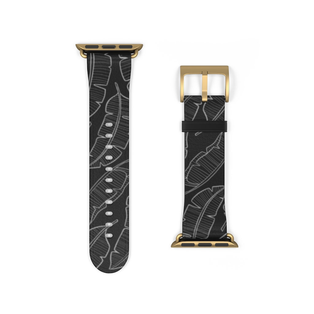 Mai'a - 'Ele'ele - Apple Watch Band - LEIOHU DESIGNS