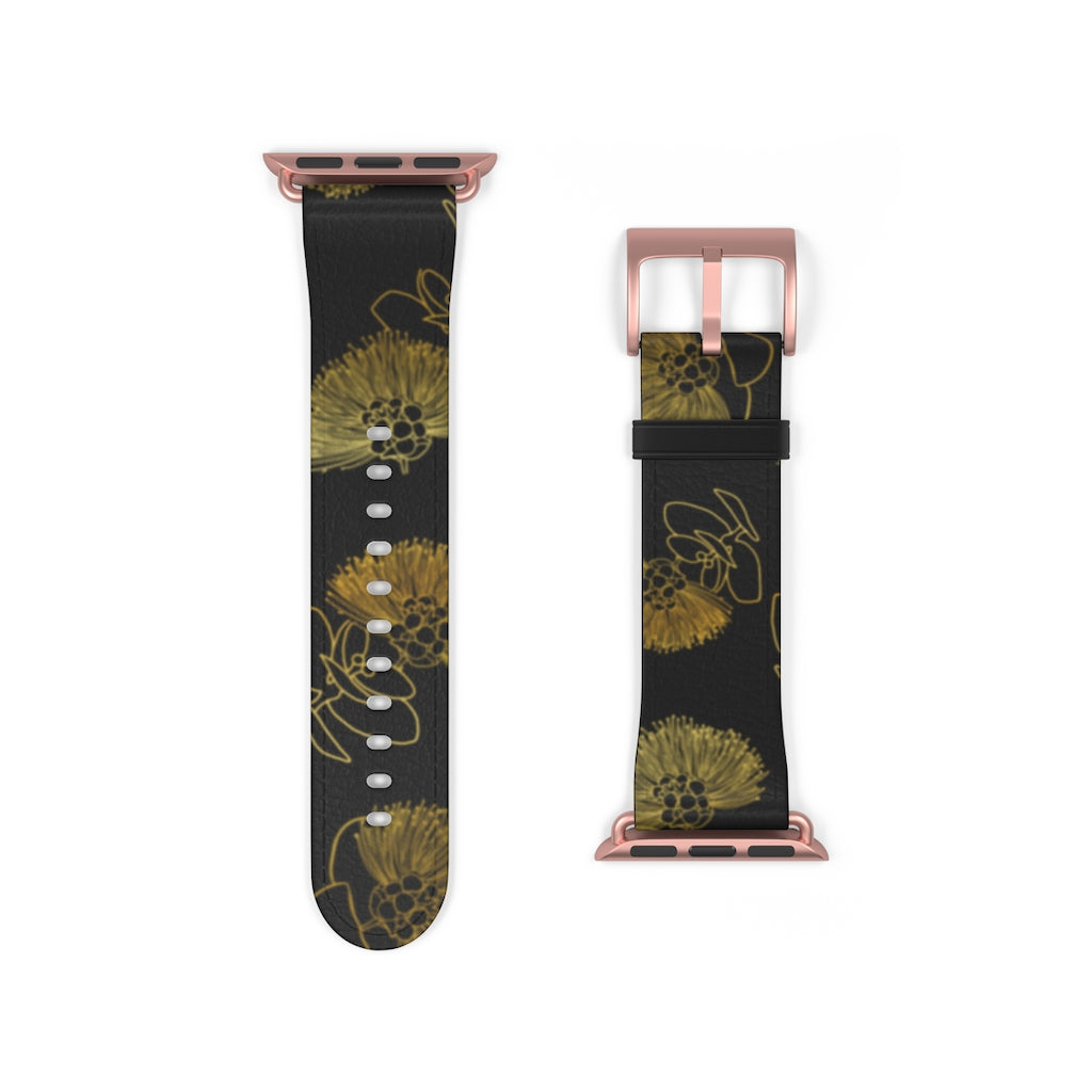 Ohi'a Lehua - Apple Watch Band - LEIOHU DESIGNS