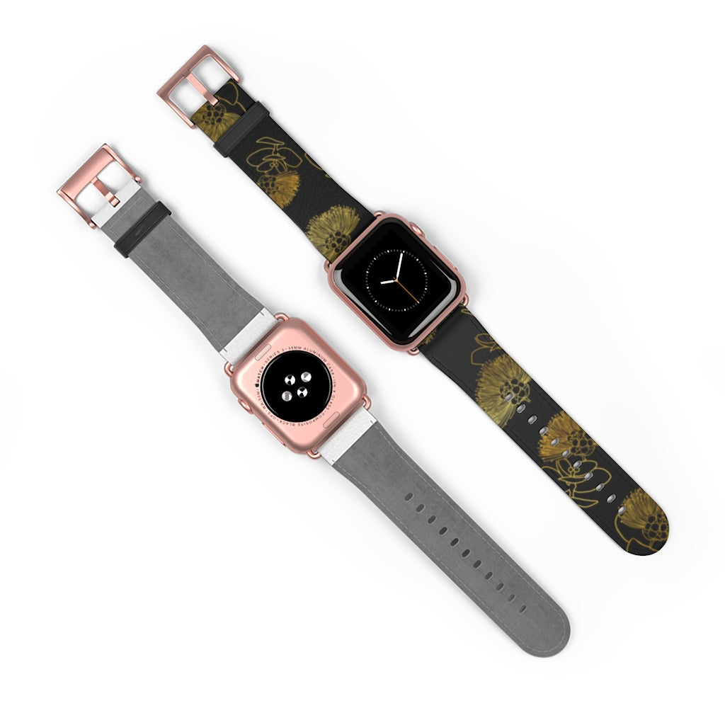 Ohi'a Lehua - Apple Watch Band - LEIOHU DESIGNS