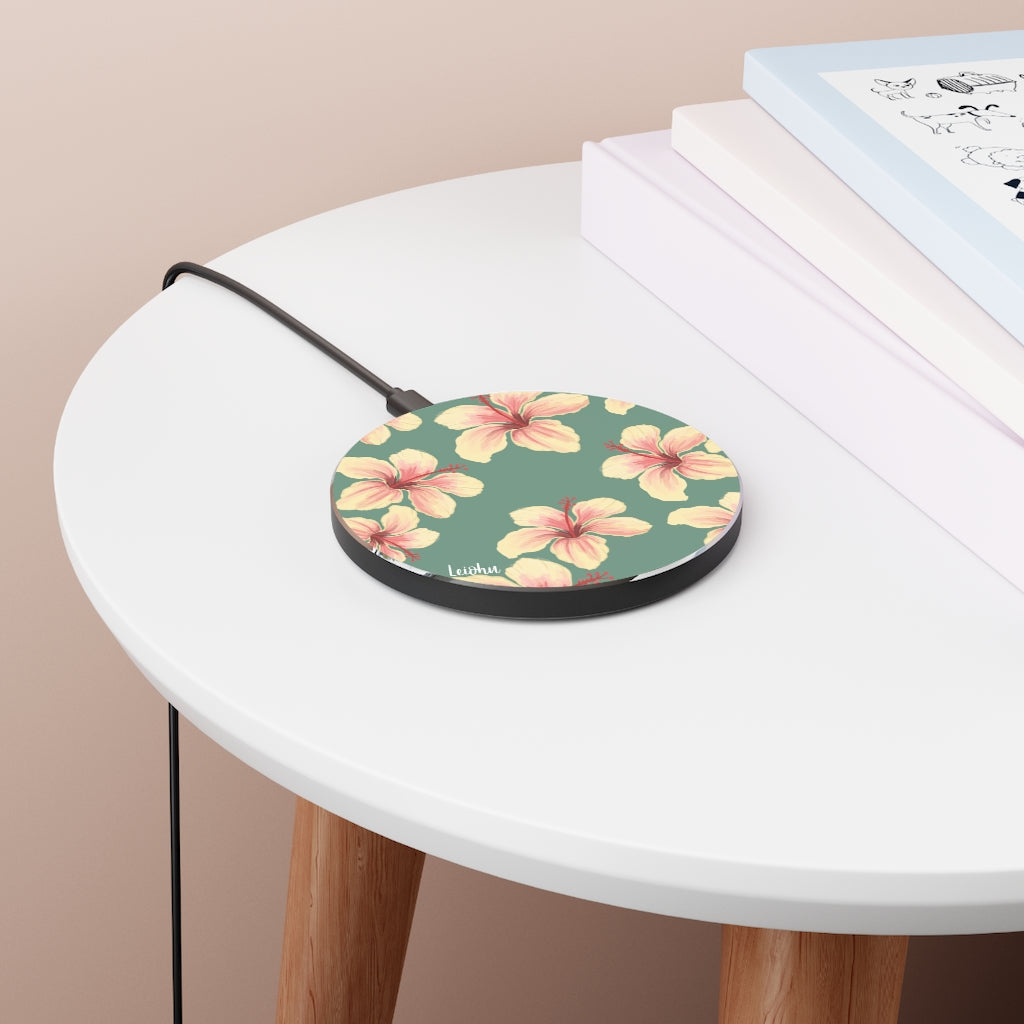 Hibiscus - Wireless Charger - LEIOHU DESIGNS