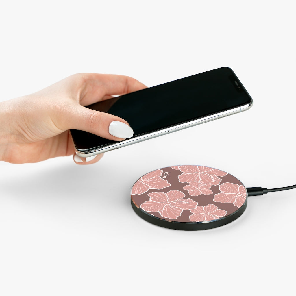 Hibiscus Dream - Wireless Charger - LEIOHU DESIGNS