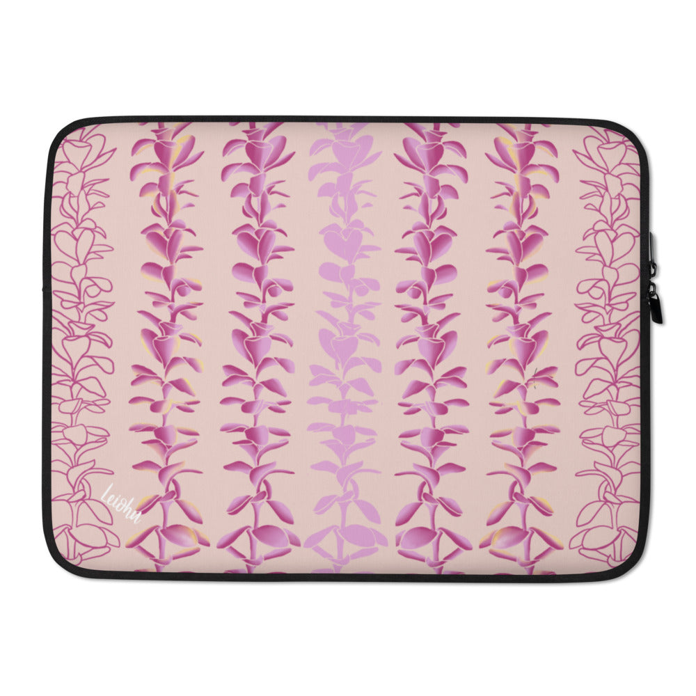 Pua Melia Lei - Laptop Sleeve - LEIOHU DESIGNS