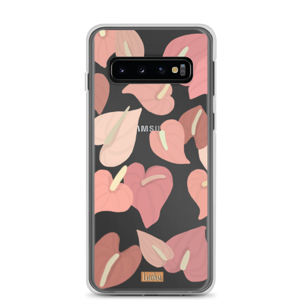 Anthurium - Clear case - Samsung - LEIOHU DESIGNS