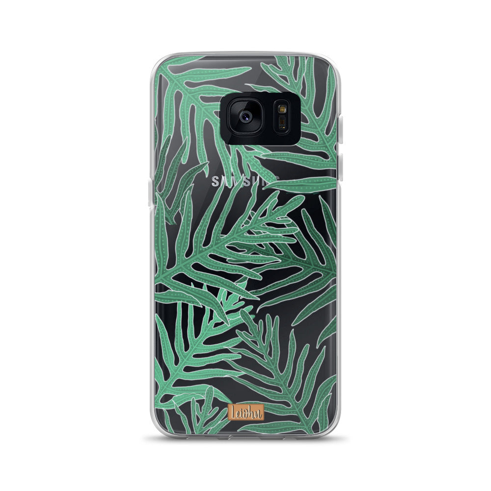 Laua'e - Clear case - Samsung - LEIOHU DESIGNS