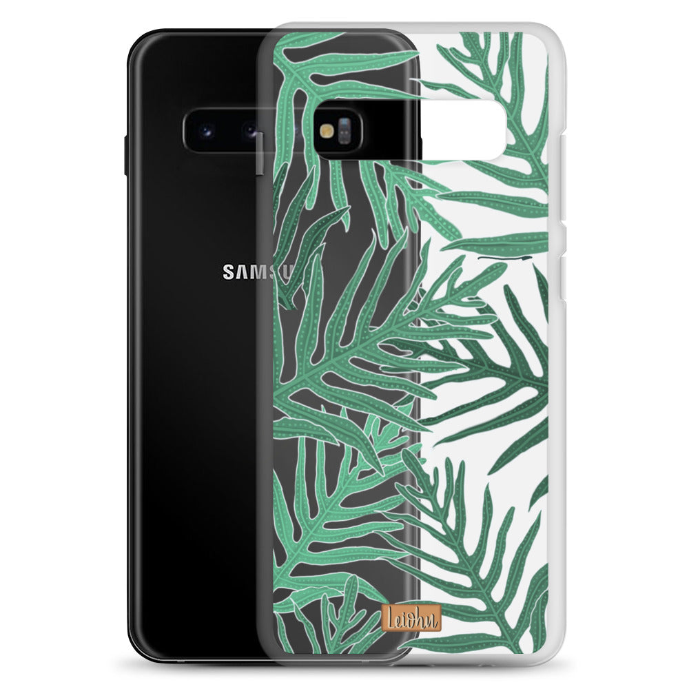 Laua'e - Clear case - Samsung - LEIOHU DESIGNS