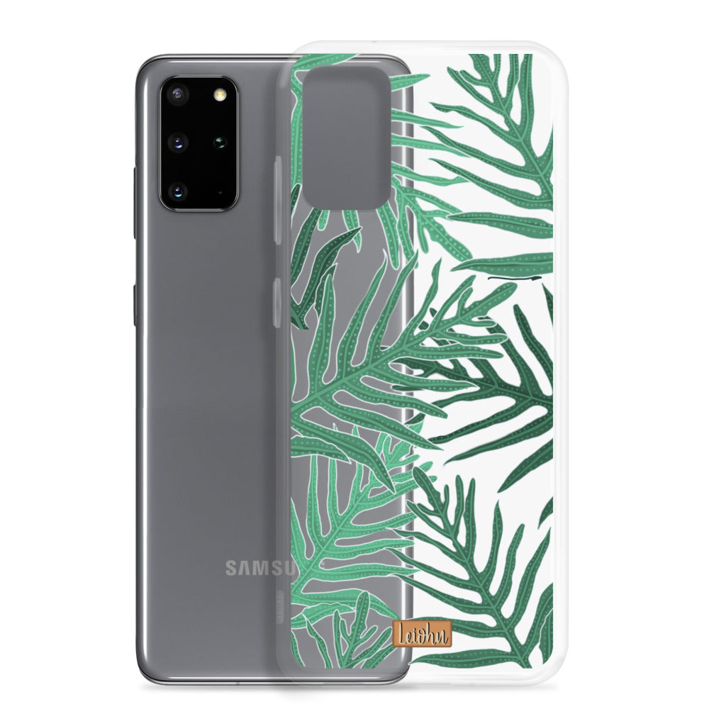 Laua'e - Clear case - Samsung - LEIOHU DESIGNS