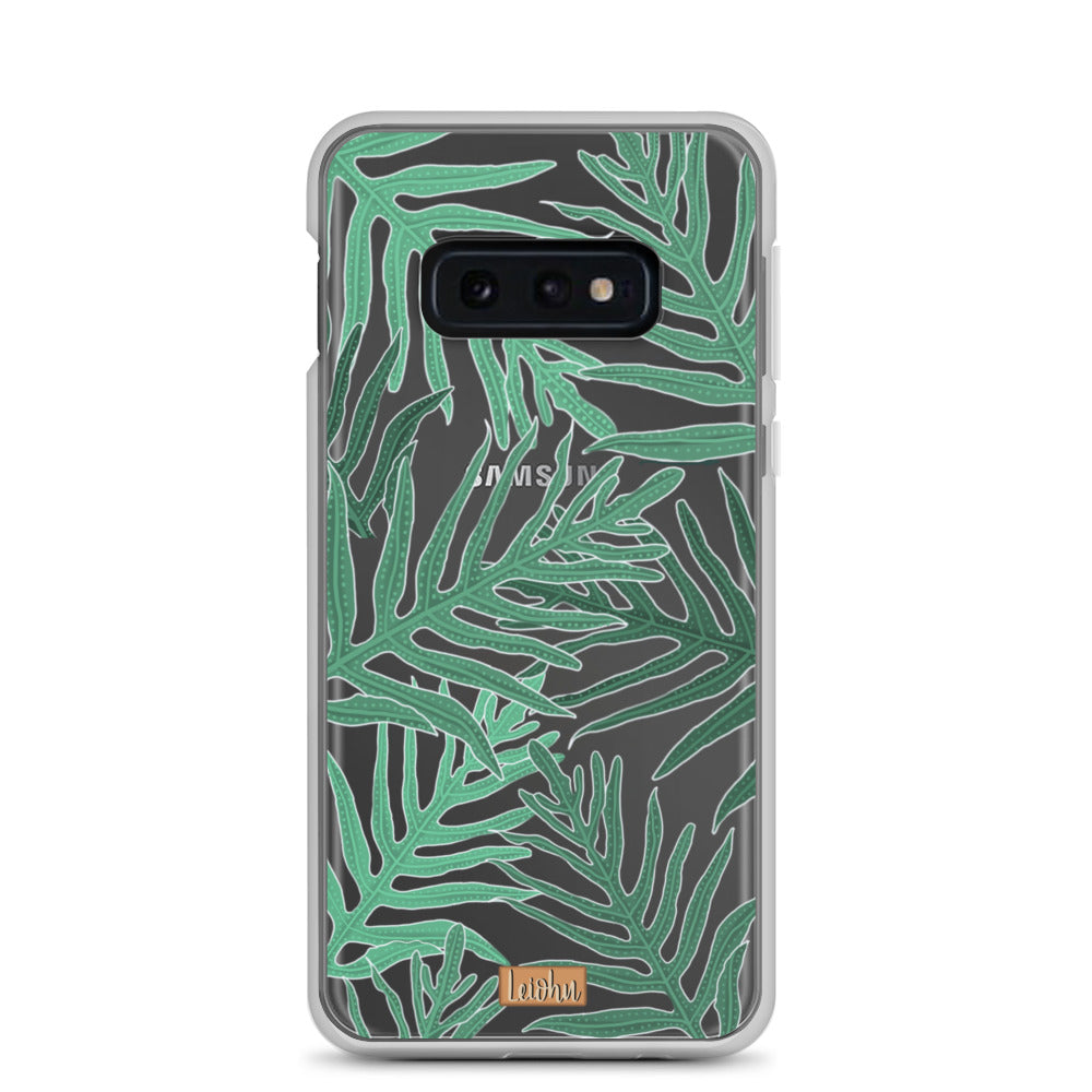 Laua'e - Clear case - Samsung - LEIOHU DESIGNS