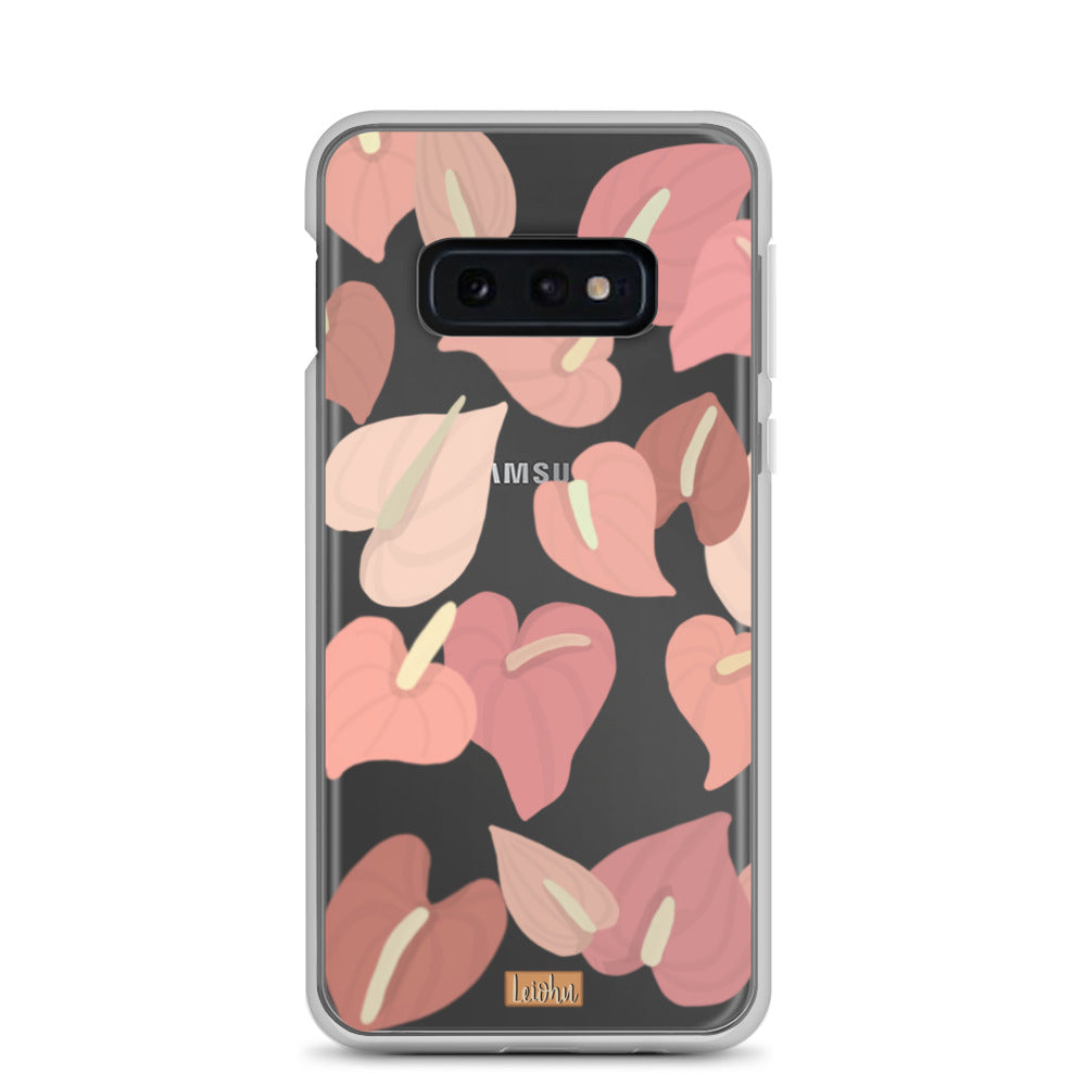 Anthurium - Clear case - Samsung - LEIOHU DESIGNS