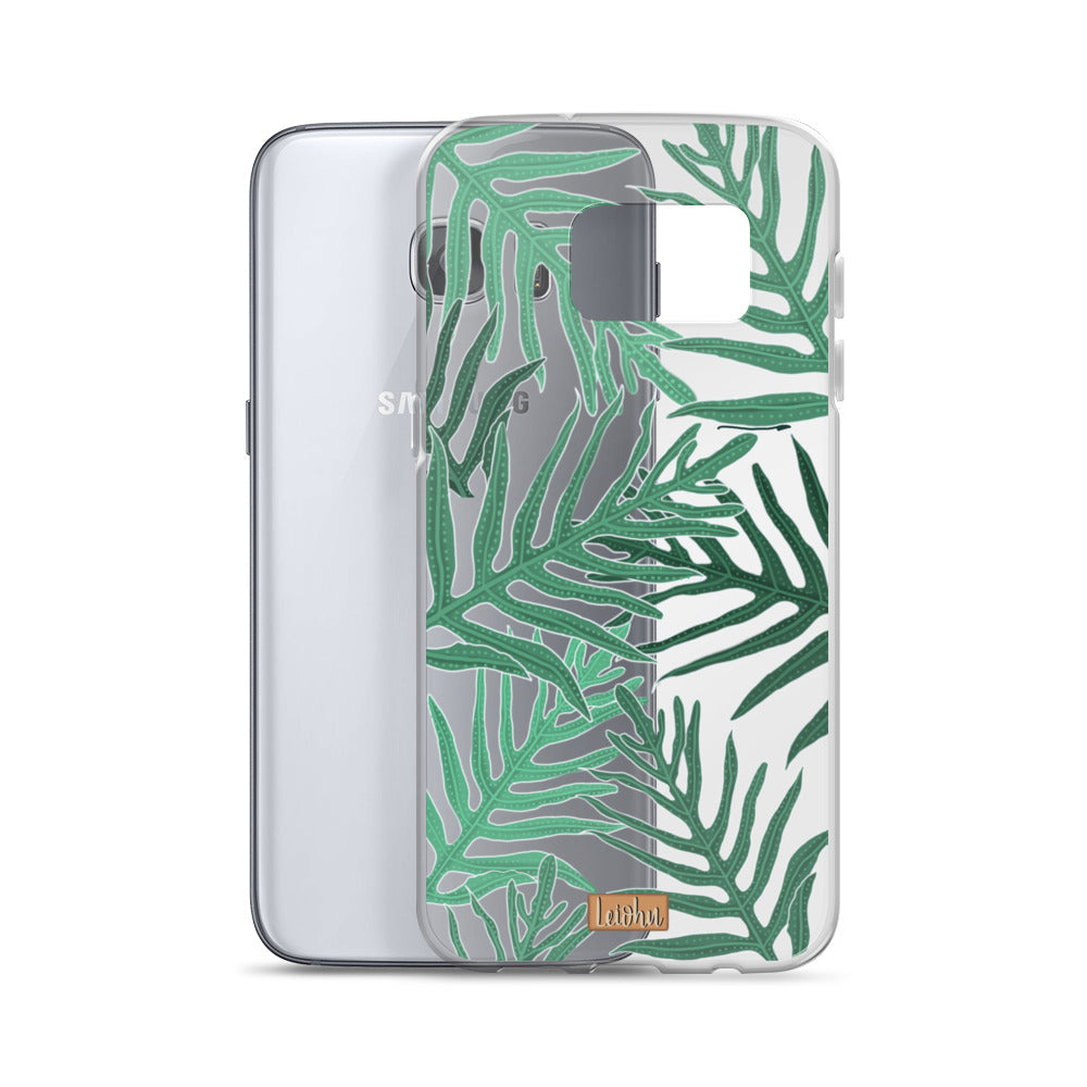 Laua'e - Clear case - Samsung - LEIOHU DESIGNS