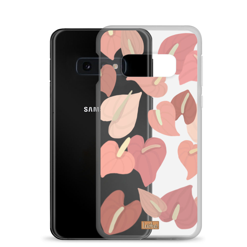 Anthurium - Clear case - Samsung - LEIOHU DESIGNS