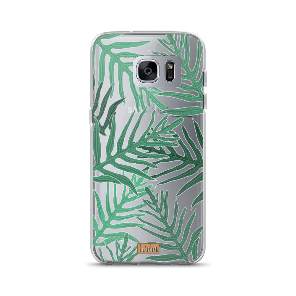 Laua'e - Clear case - Samsung - LEIOHU DESIGNS