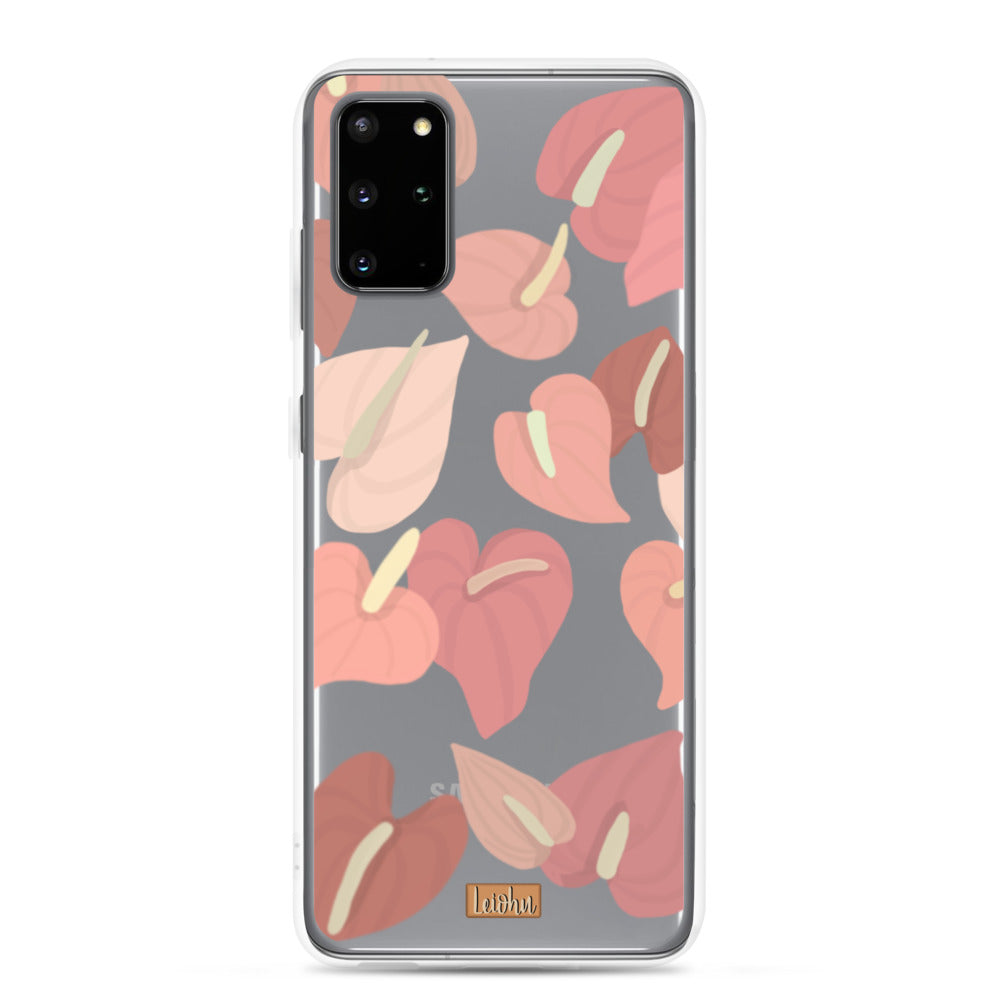 Anthurium - Clear case - Samsung - LEIOHU DESIGNS