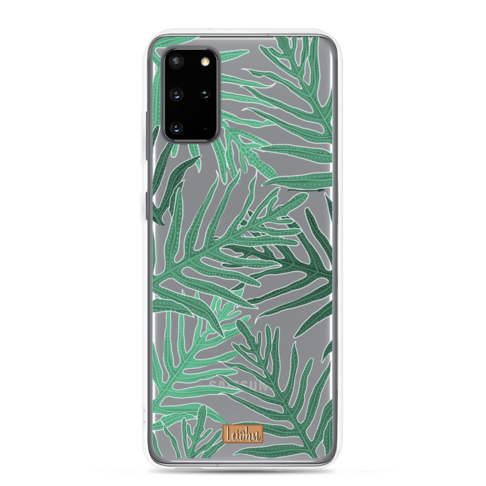 Laua'e - Clear case - Samsung - LEIOHU DESIGNS